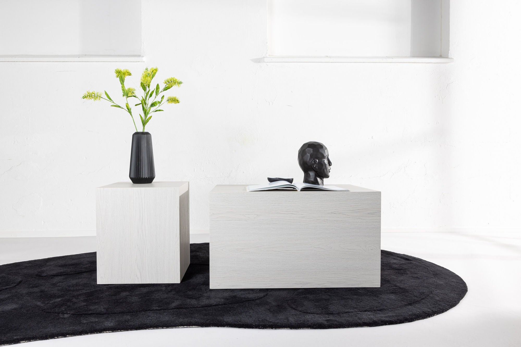 Couchtische York, 2er-Set - Weiß-Couchtisch-Venture Home-le canapé