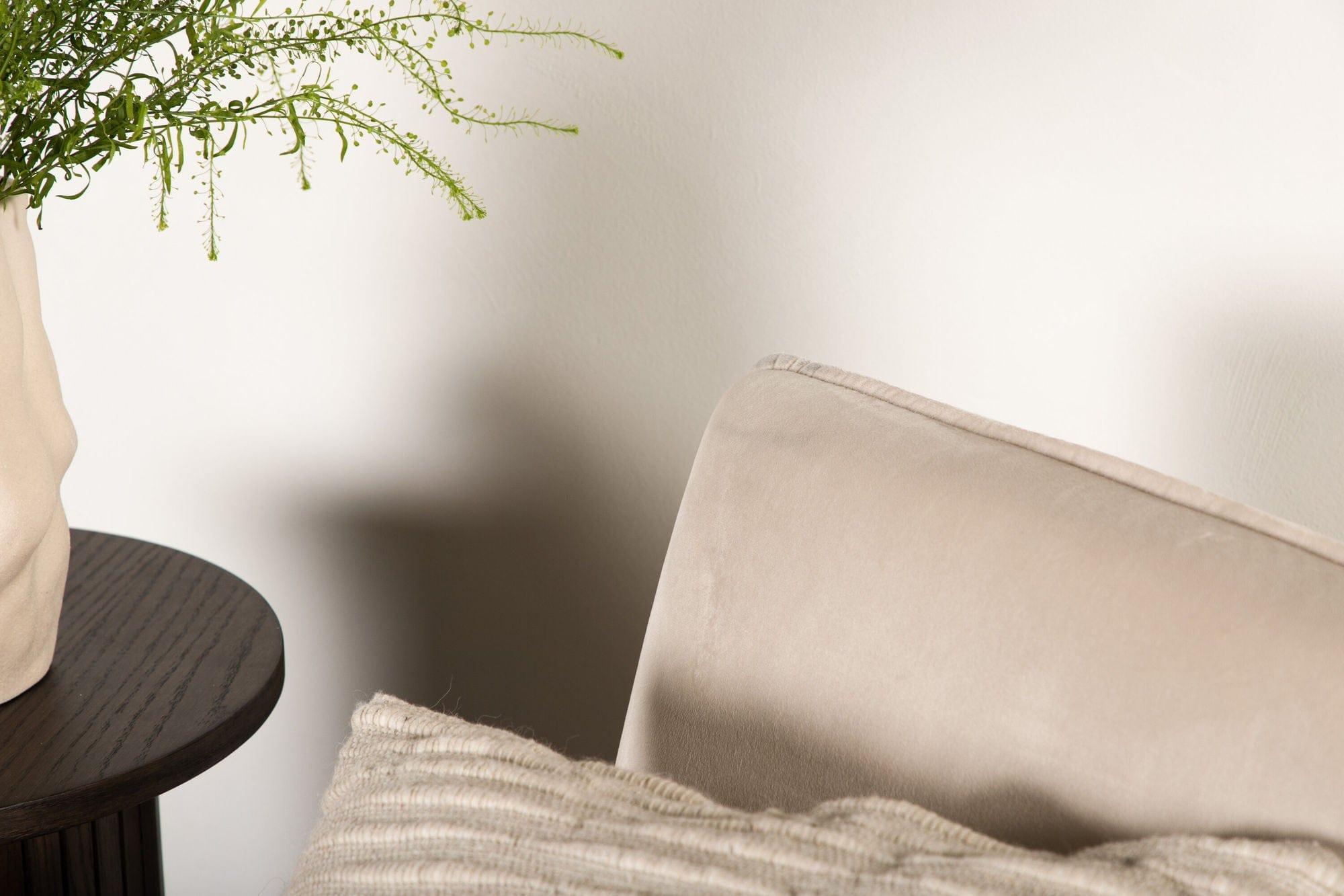 Daybed X-lounge aus Samt - Beige-Daybed-Venture Home-le canapé