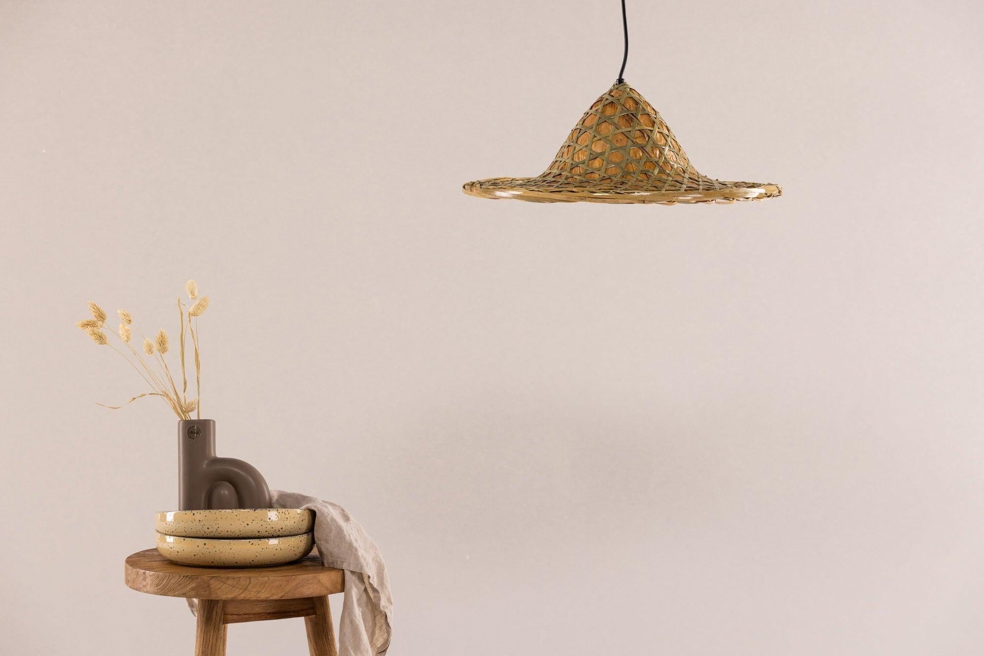 Deckenleuchte Stjärnvik aus Rattan - Hellbraun-Deckenleuchten-Vind-le canapé