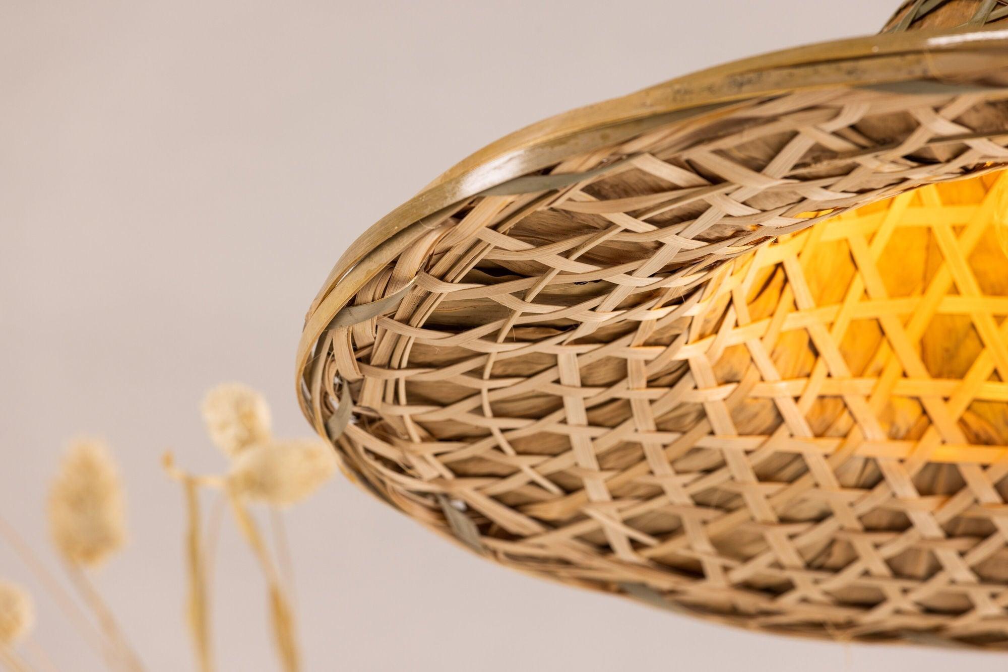 Deckenleuchte Stjärnvik aus Rattan - Hellbraun-Deckenleuchten-Vind-le canapé