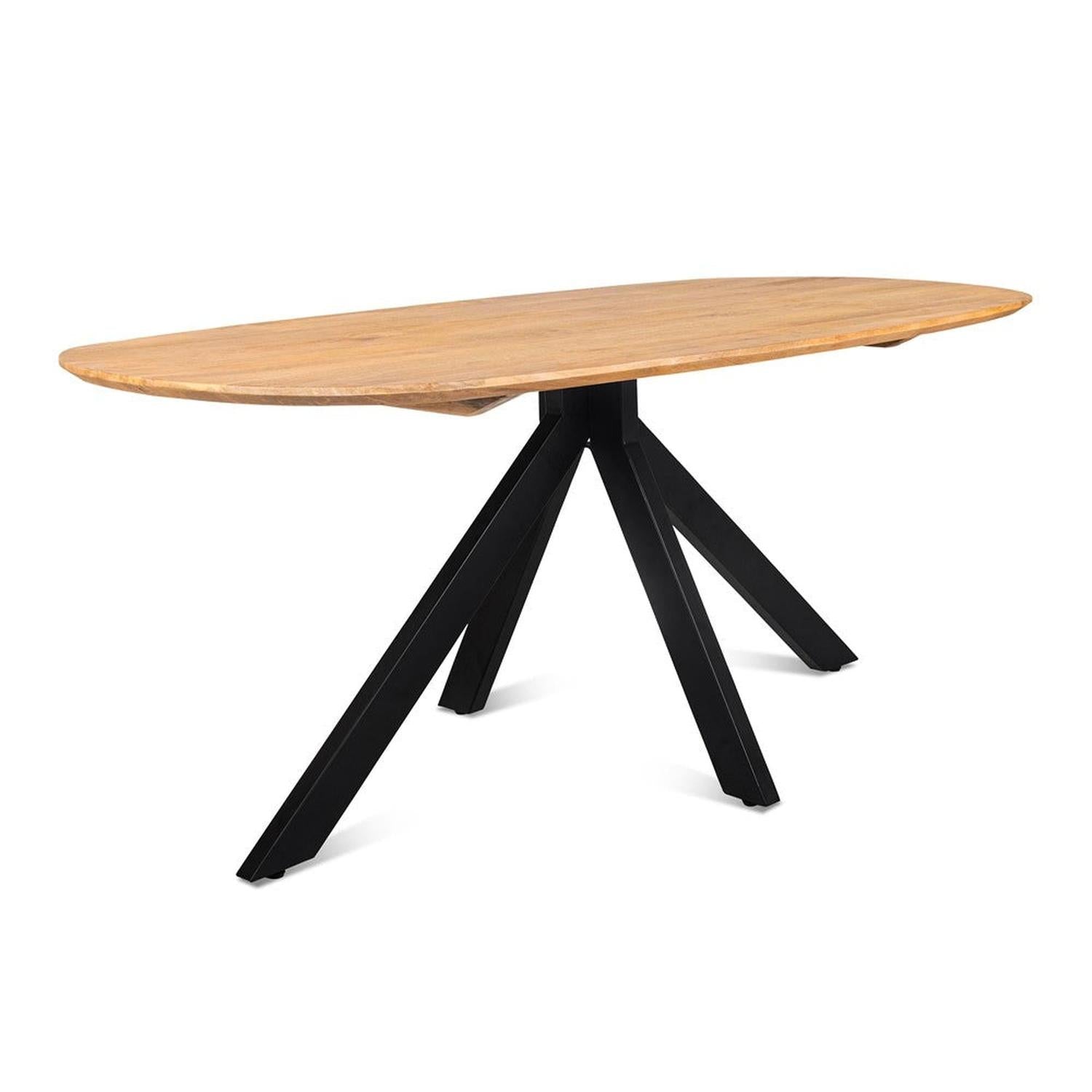 Esstisch Runa Oval 220 cm - Natur-Esstisch Oval-le canapé