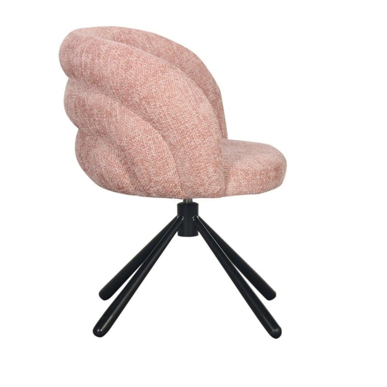 Drehbarer Armlehnstuhl Pebble - Rosa-Armlehnenstühle-Pole to Pole-le canapé