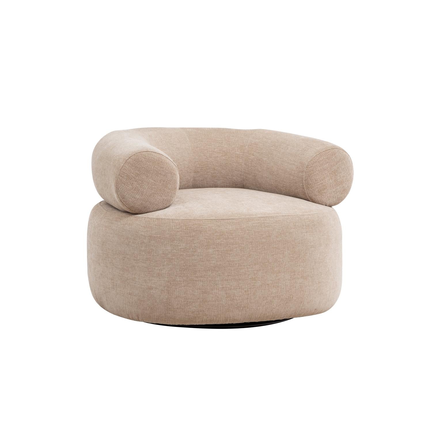 Drehsessel Alessa - Beige-Loungesessel-le canapé-le canapé