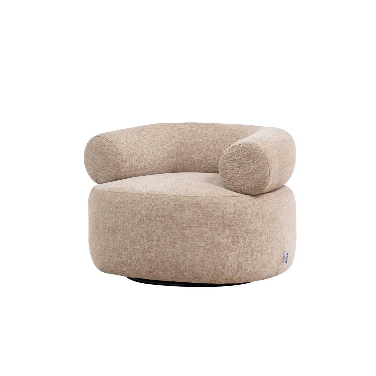 Drehsessel Alessa - Beige-Loungesessel-le canapé-le canapé