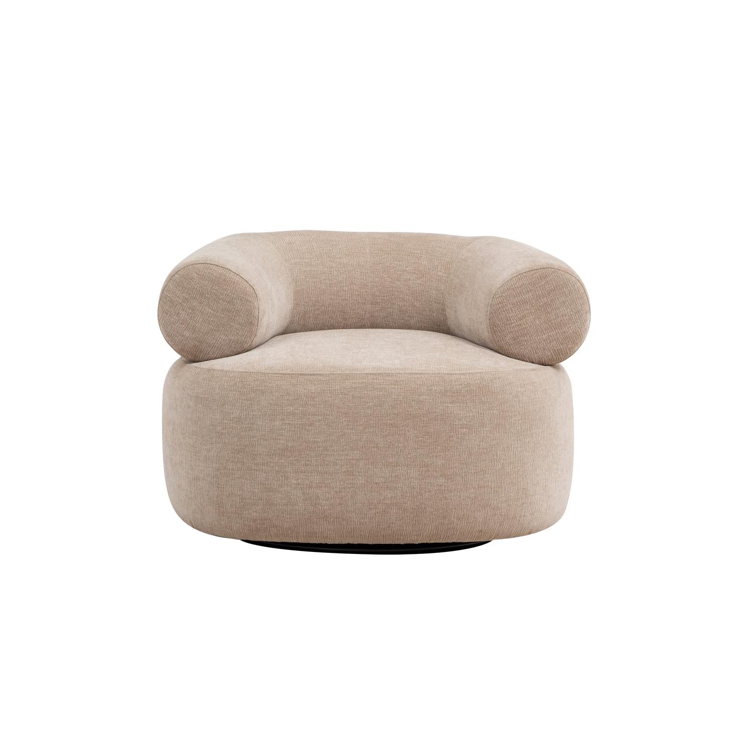 Drehsessel Alessa - Beige-Loungesessel-le canapé-le canapé