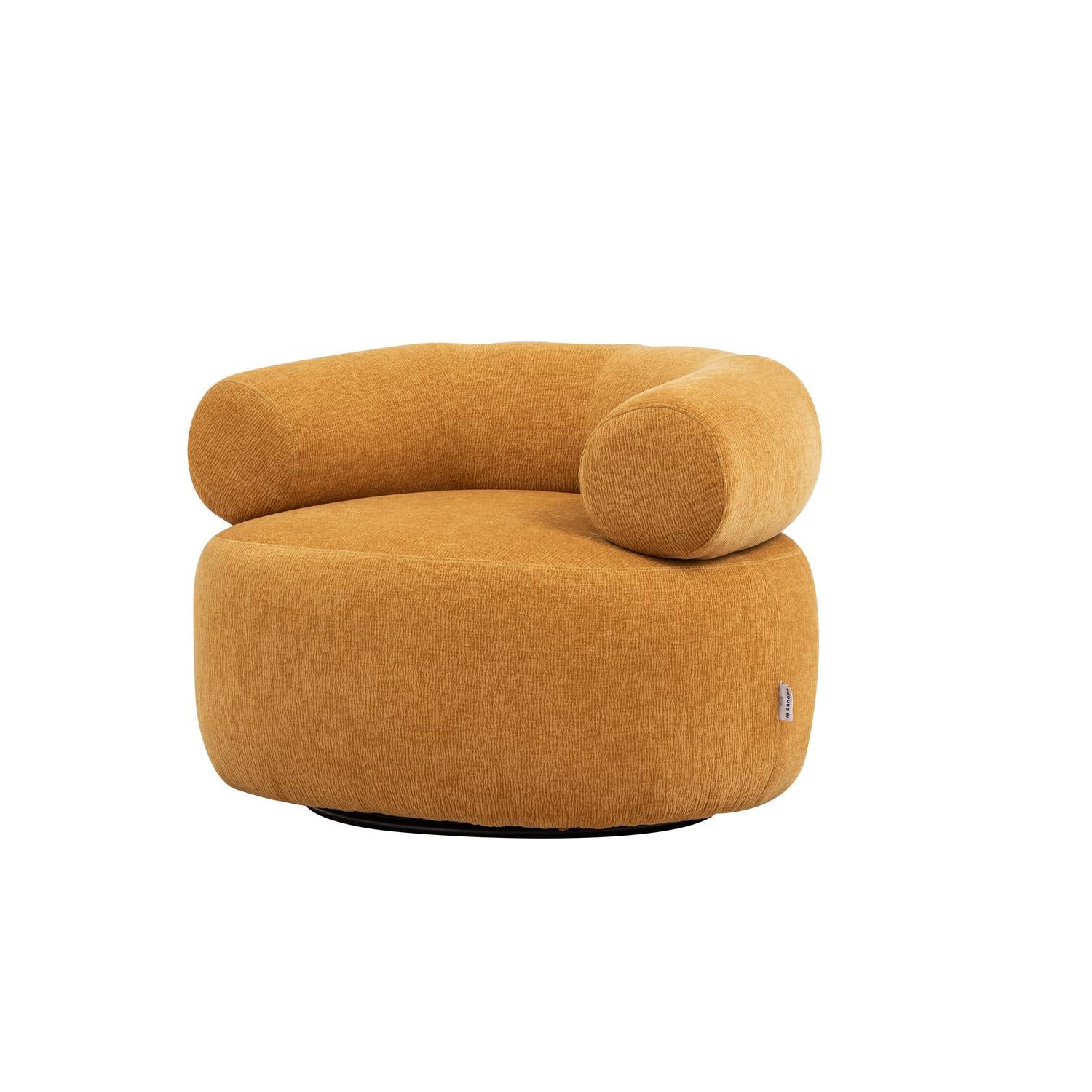 Drehsessel Alessa - Ockergelb-Loungesessel-le canapé-le canapé