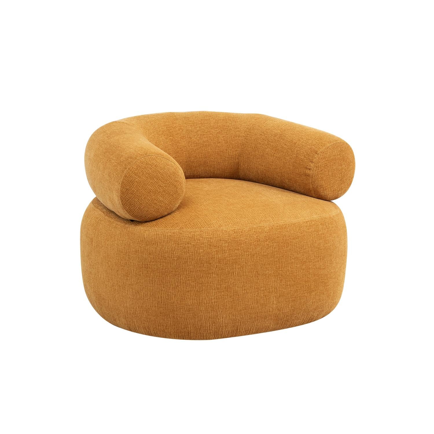 Drehsessel Alessa - Ockergelb-Loungesessel-le canapé-le canapé