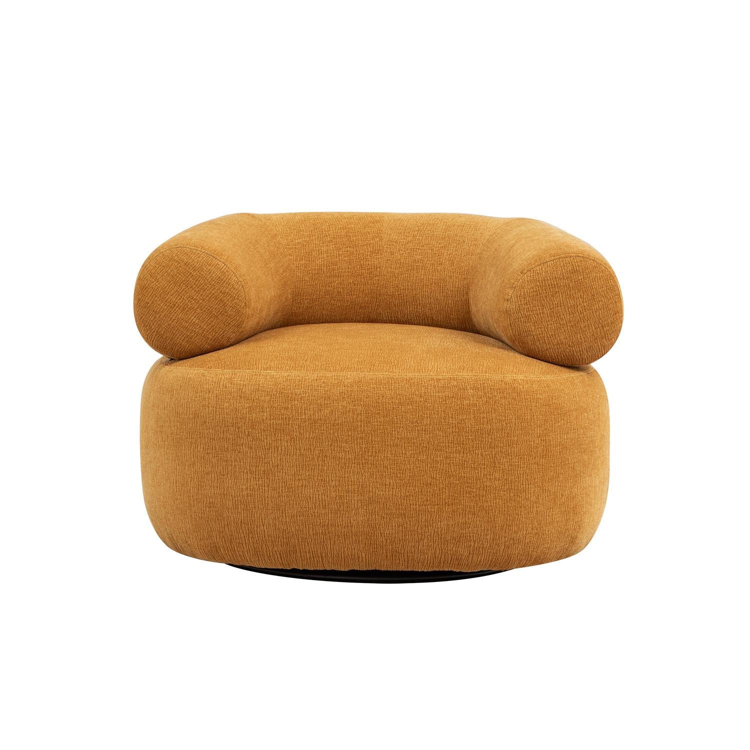 Drehsessel Alessa - Ockergelb-Loungesessel-le canapé-le canapé