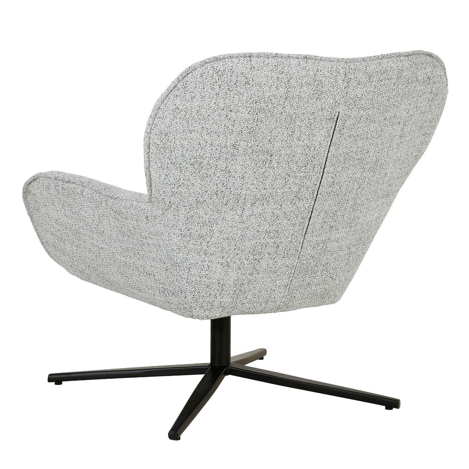 Drehsessel Sven - Hellgrau-Sessel-Livingfurn-le canapé