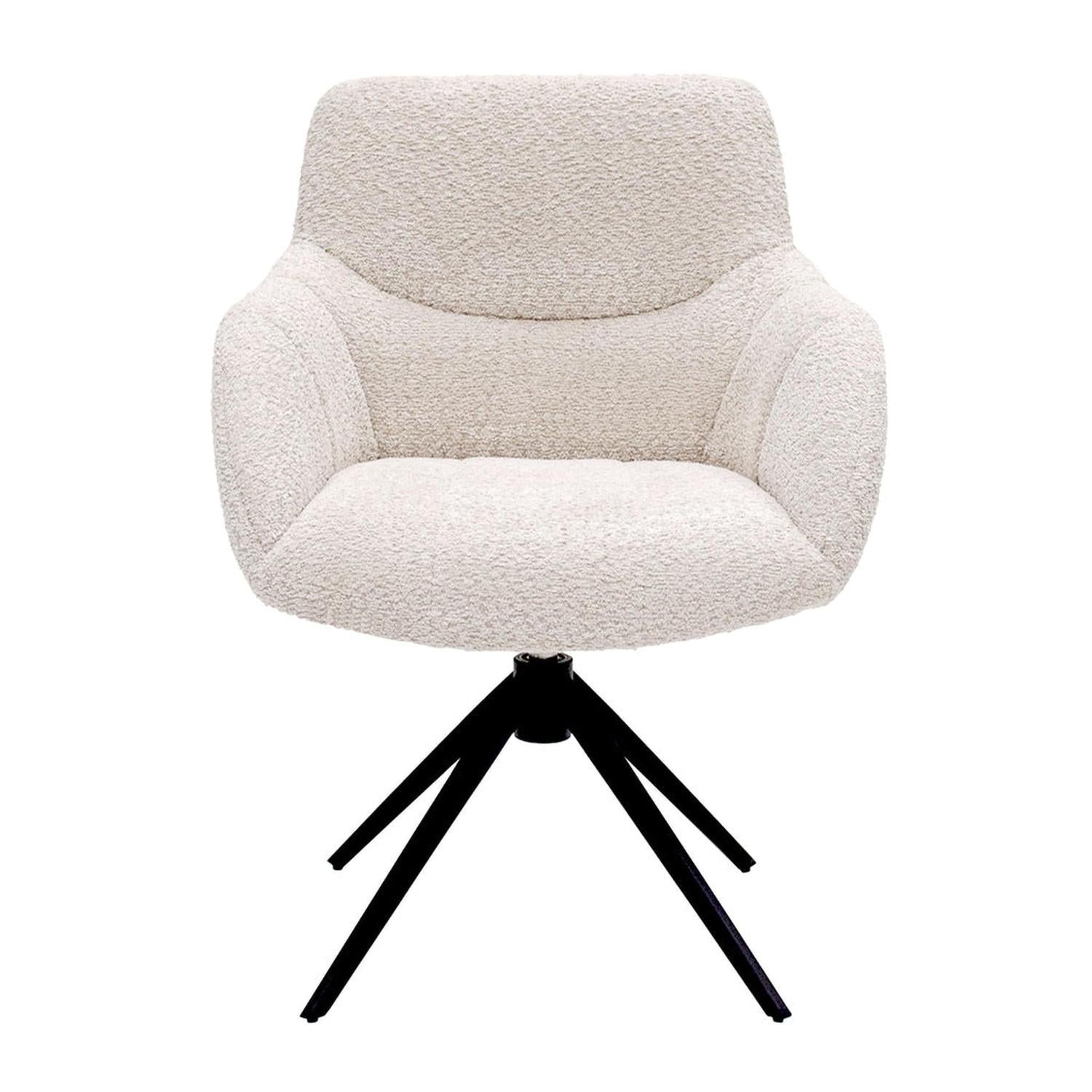 Drehstuhl Fer - Creme-Esszimmerstühle-Kick Collection-le canapé