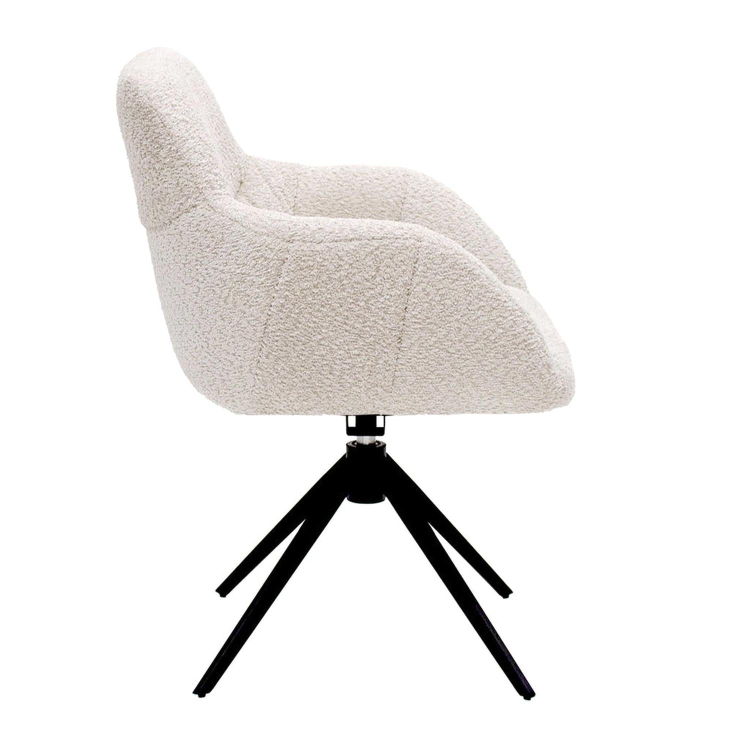 Drehstuhl Fer - Creme-Esszimmerstühle-Kick Collection-le canapé