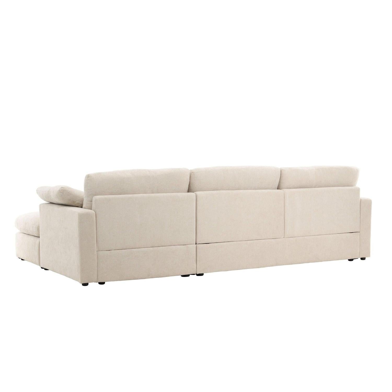 Ecksofa Amalfi - Beige-Ecksofa-Vind-le canapé