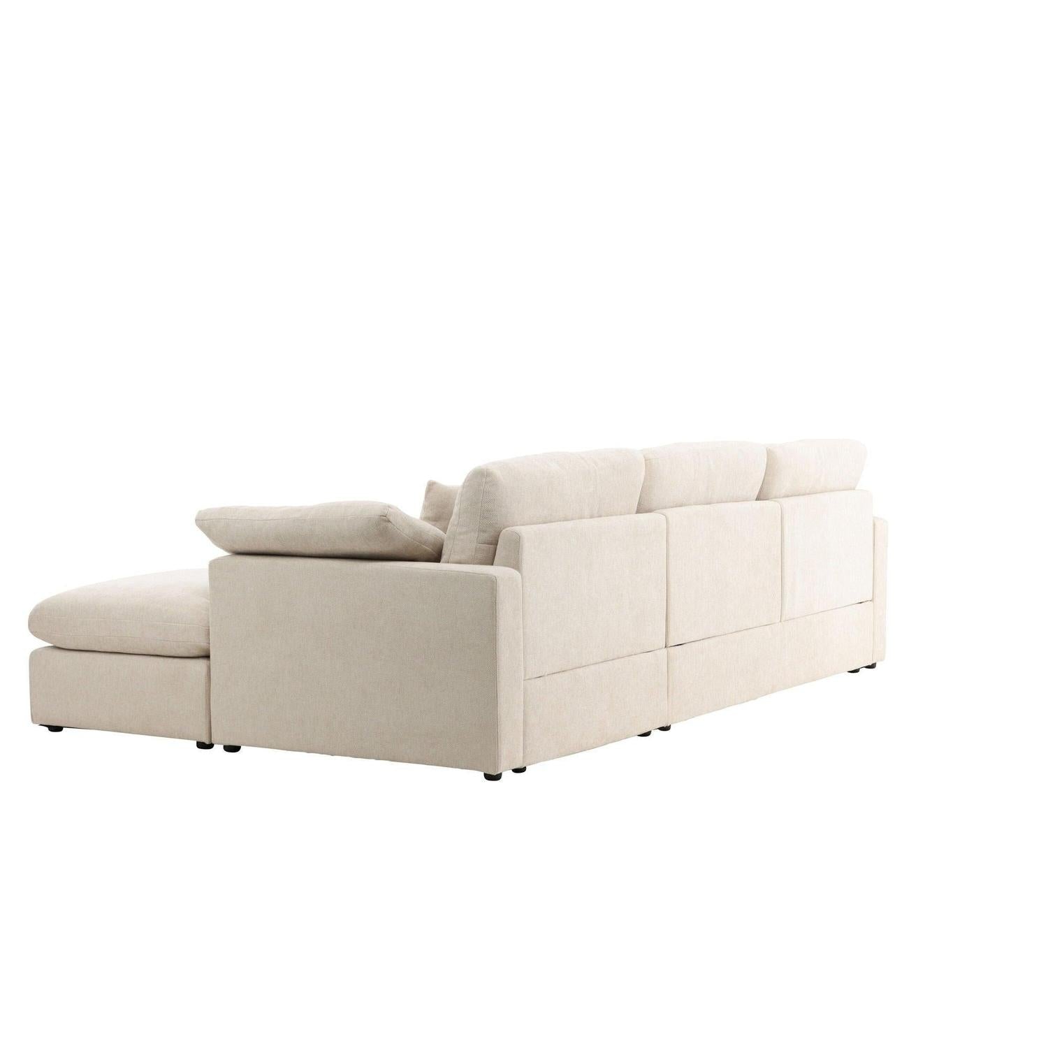 Ecksofa Amalfi - Beige-Ecksofas-Vind-le canapé