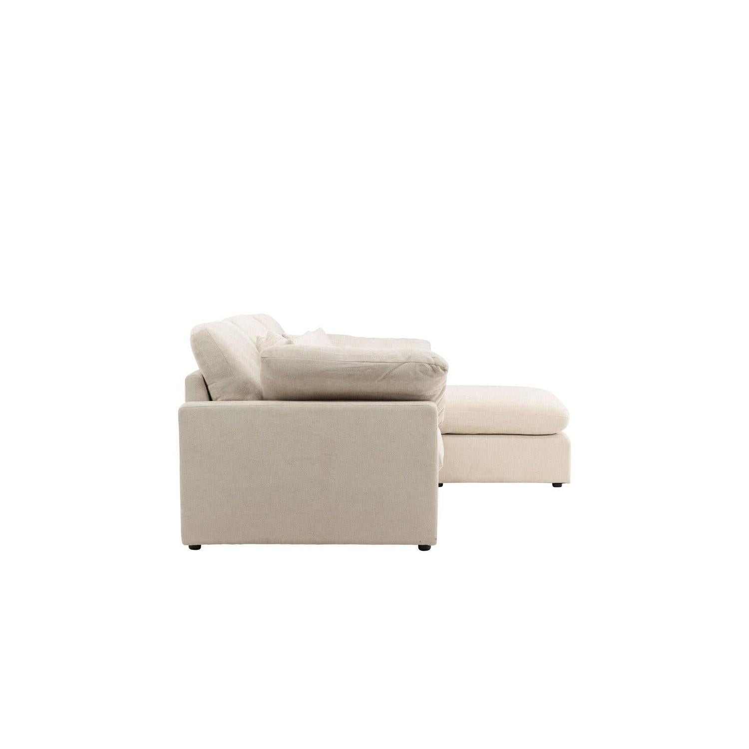 Ecksofa Amalfi - Beige-Ecksofas-Vind-le canapé