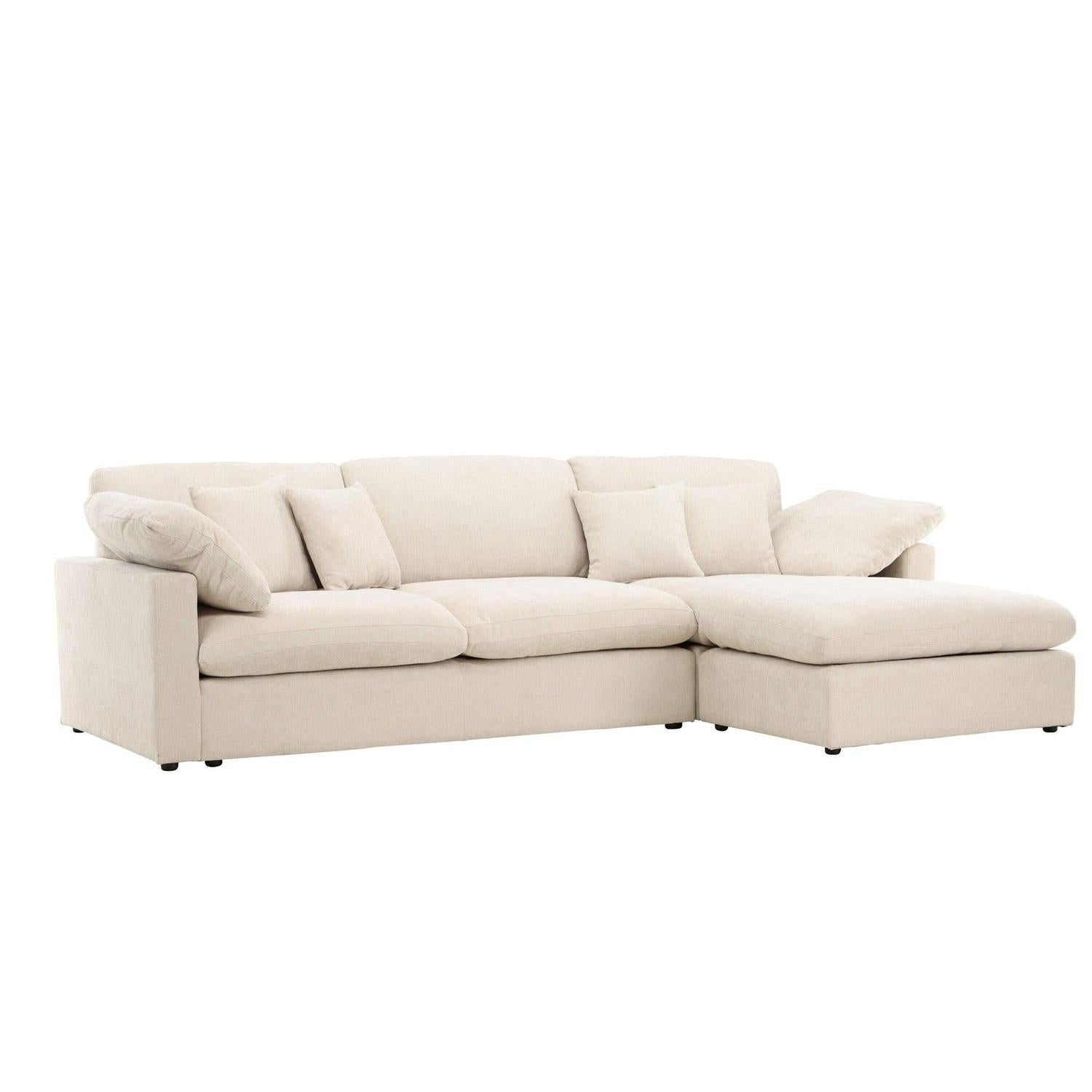 Ecksofa Amalfi - Beige-Ecksofas-Vind-le canapé