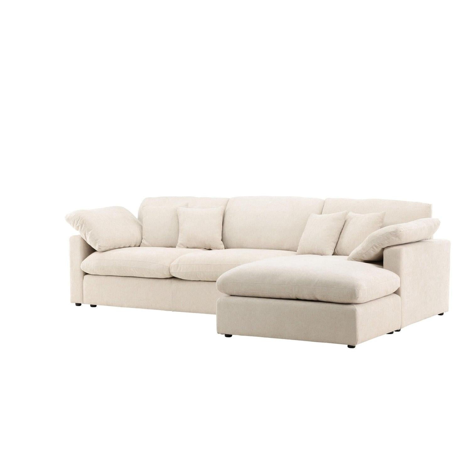 Ecksofa Amalfi - Beige-Ecksofas-Vind-le canapé