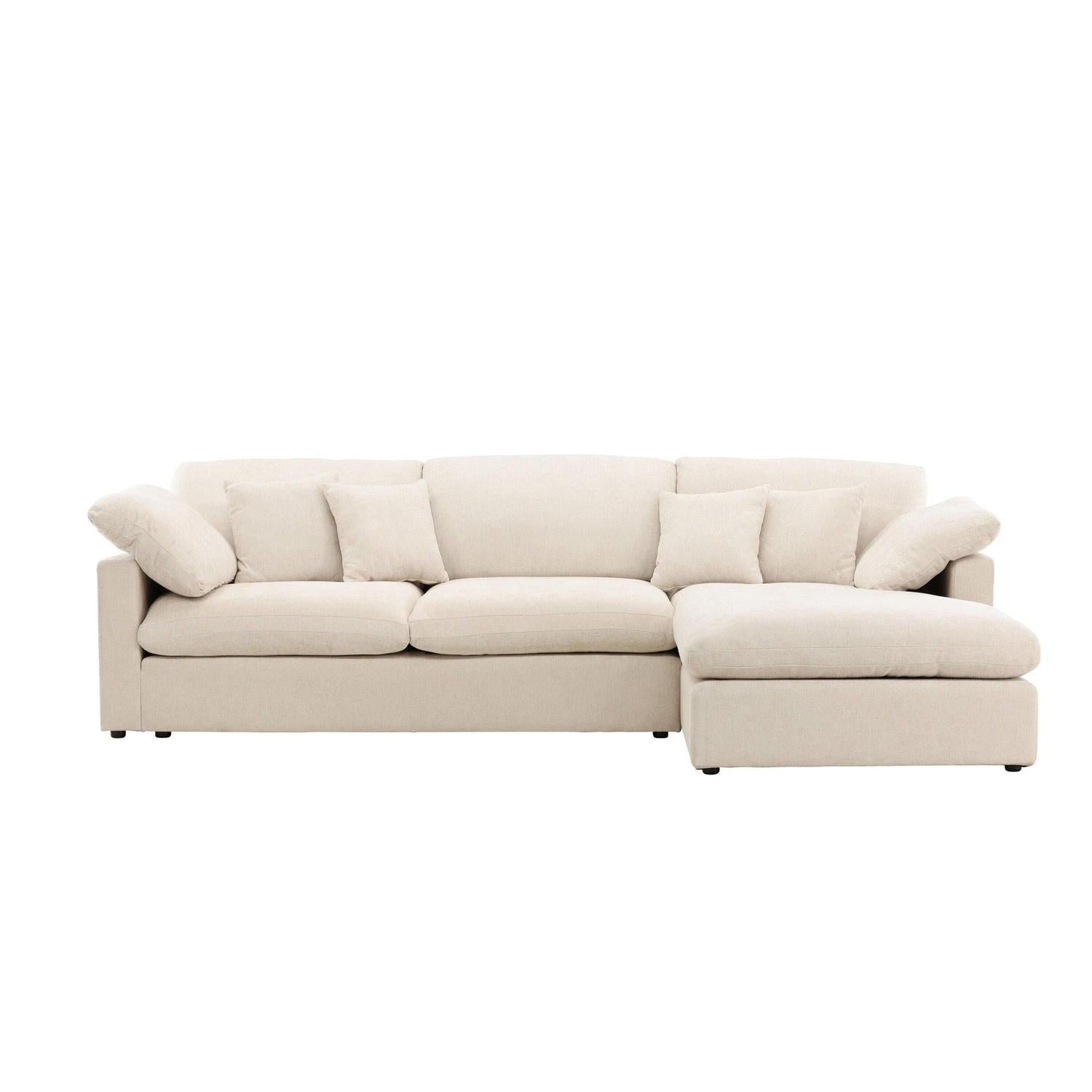 Ecksofa Amalfi - Beige-Ecksofas-Vind-le canapé