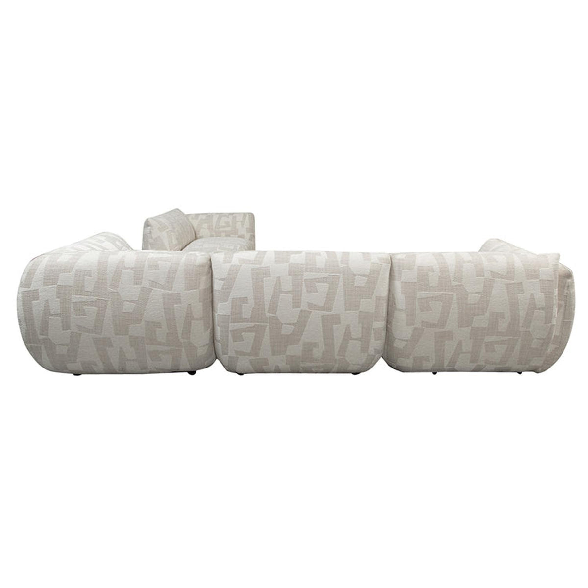 Ecksofa Amsterdam 5-Teilig - Cremeweiß-Ecksofas-Pole to Pole-le canapé