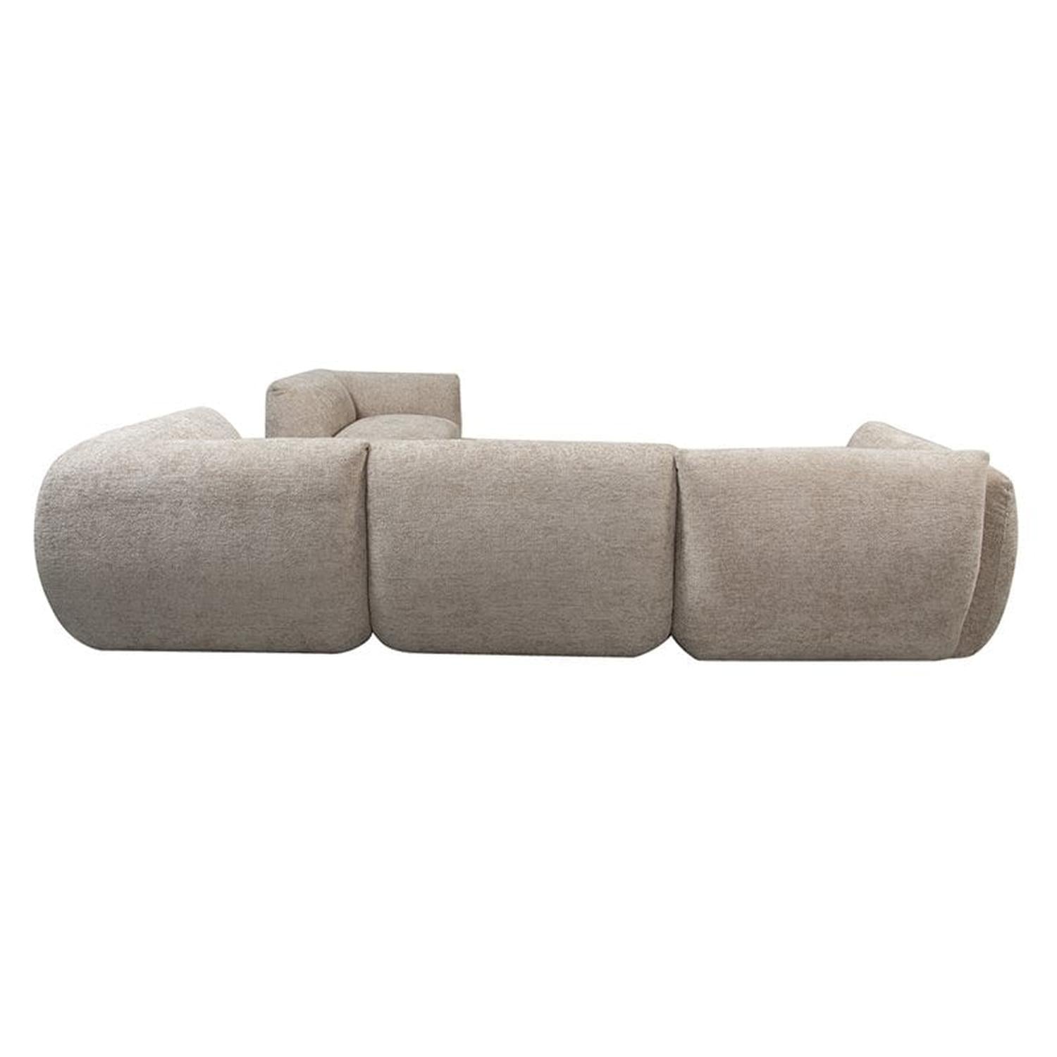 Ecksofa Amsterdam 5-teilig - Sandbraun-Ecksofa-Pole to Pole-le canapé