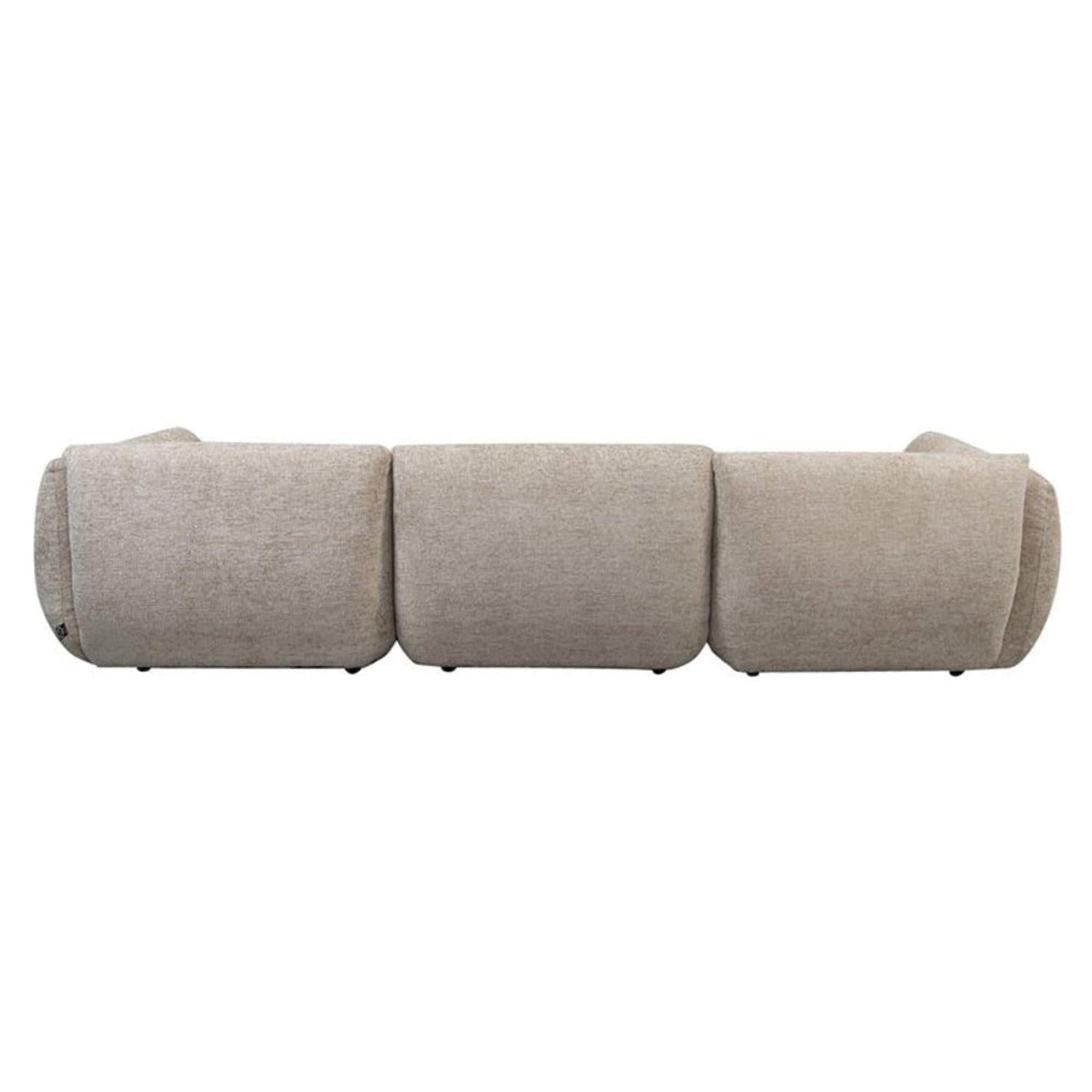 Ecksofa Amsterdam als 4-Sitzer - Longchair rechts - Latte-Ecksofa-Pole to Pole-le canapé