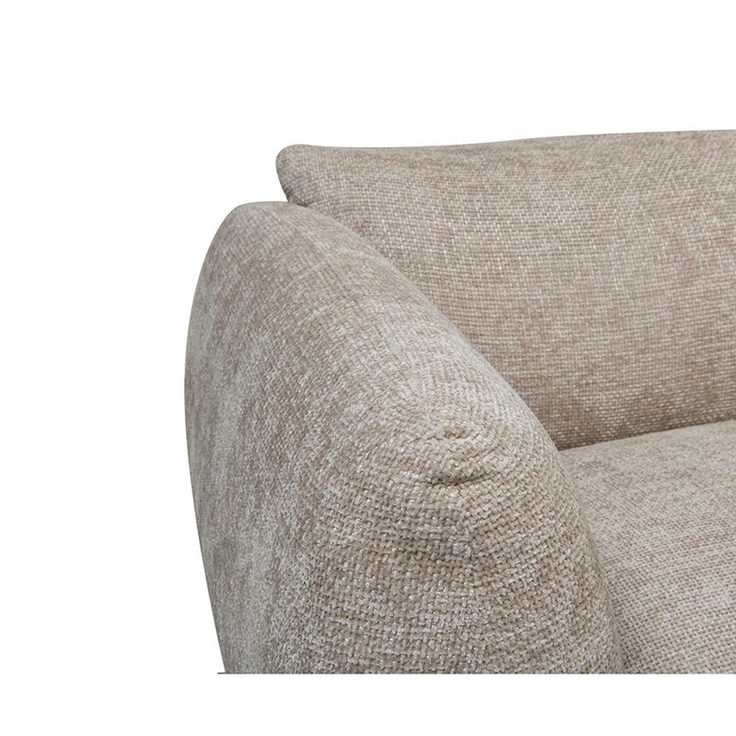 Ecksofa Amsterdam als 6-Sitzer mit Ottoman - Latte-6-Sitzer Sofa-Pole to Pole-le canapé