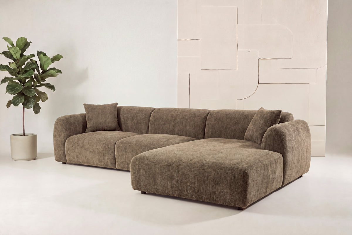 Ecksofa Leia - Braun-Ecksofas-Venture Home-le canapé