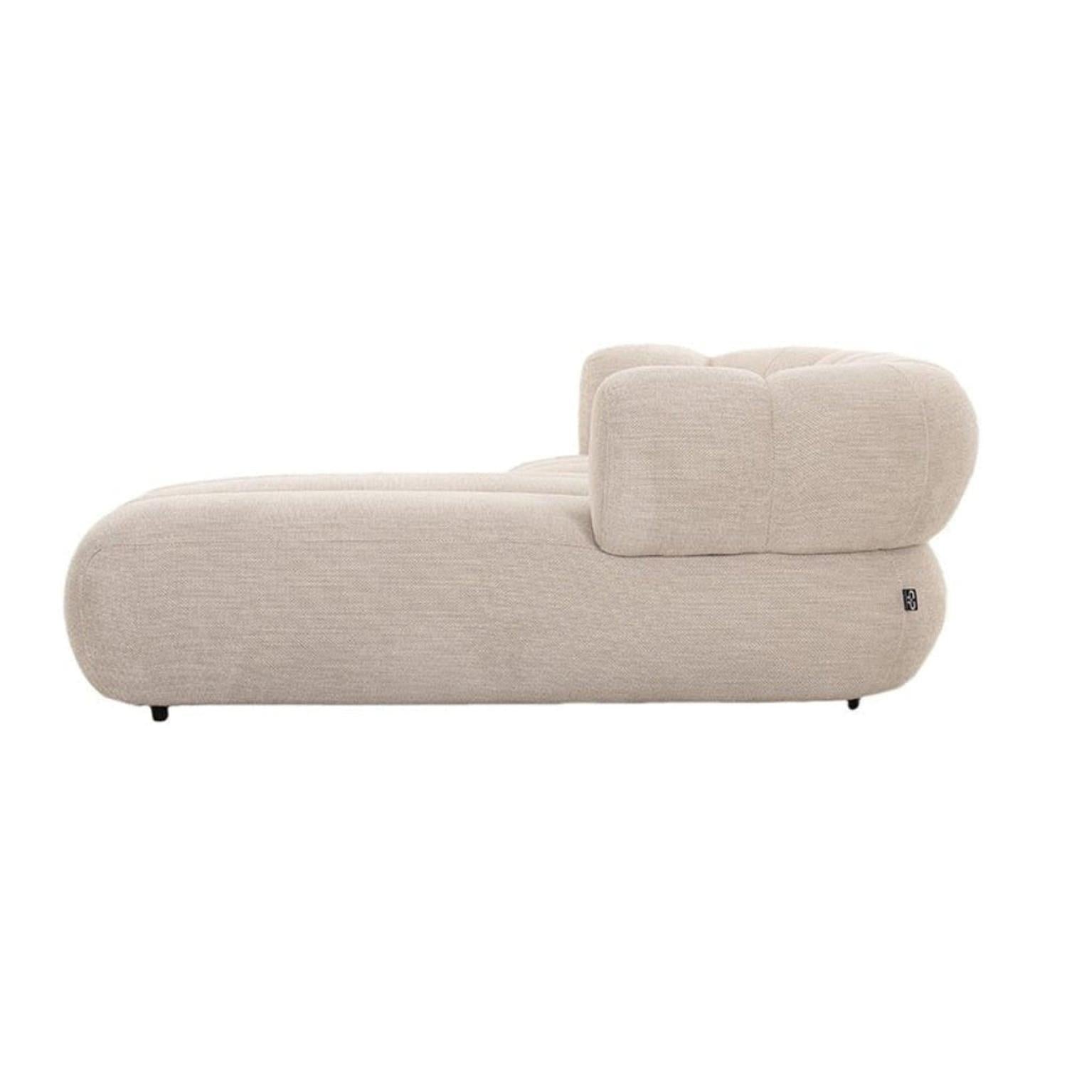Ecksofa New York als 2,5-Sitzer - Longchair rechts - Beige-Ecksofa-Pole to Pole-le canapé