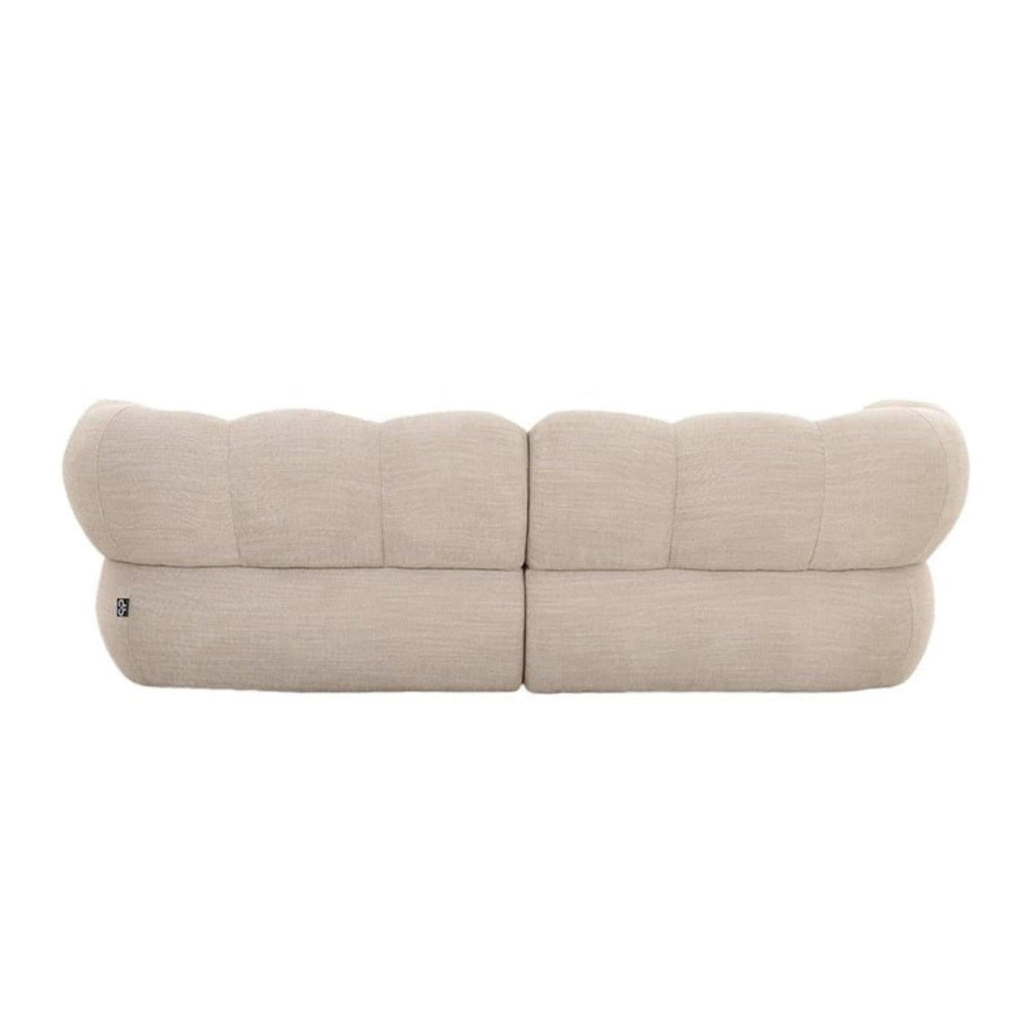 Ecksofa New York als 2,5-Sitzer - Longchair rechts - Beige-Ecksofa-Pole to Pole-le canapé
