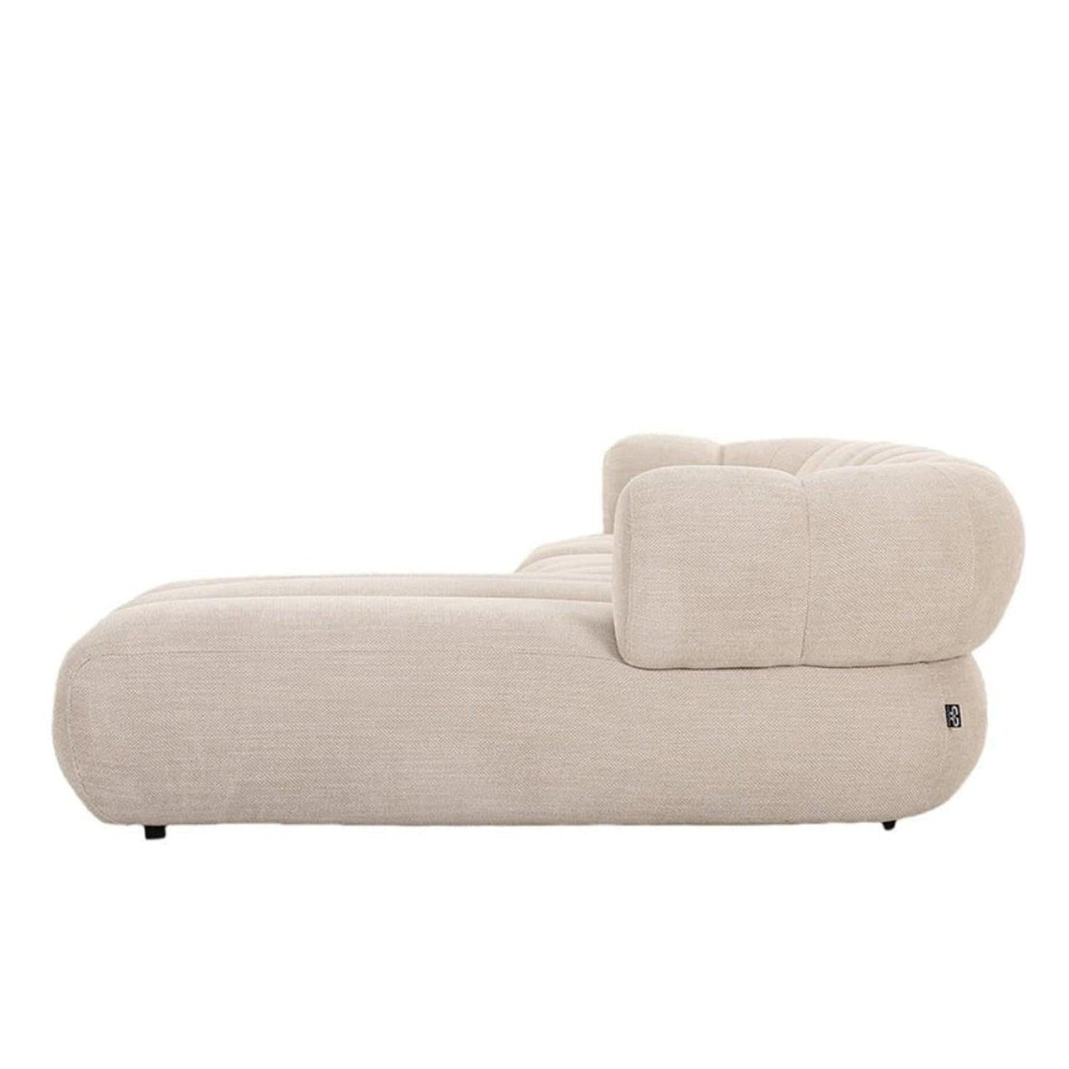 Ecksofa New York als 4-Sitzer - Longchair rechts - Beige-Ecksofas-Pole to Pole-le canapé