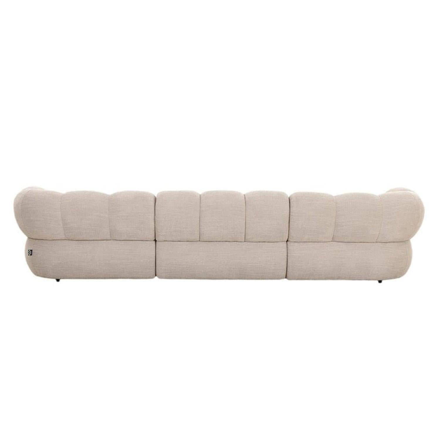 Ecksofa New York als 4-Sitzer - Longchair rechts - Beige-Ecksofas-Pole to Pole-le canapé