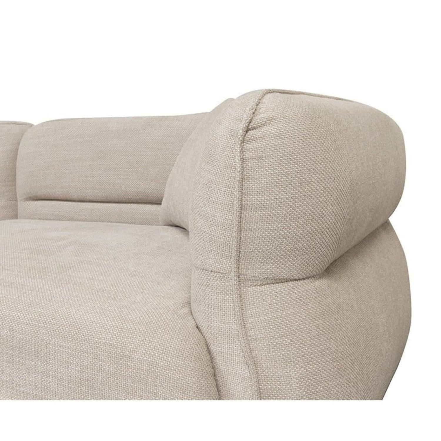 Ecksofa Rom - Longchair links - Beige-Ecksofa-Pole to Pole-le canapé