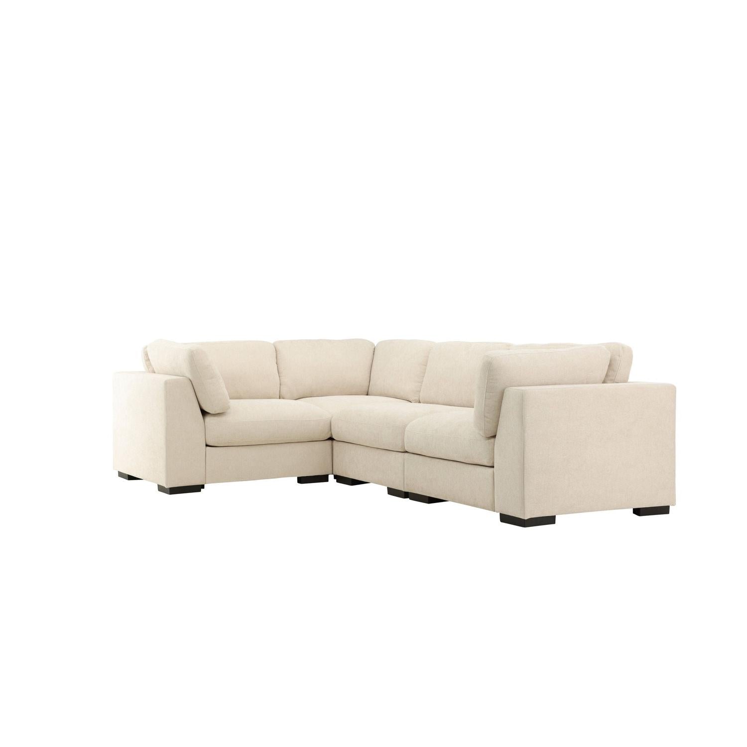 Ecksofa Salerno - Beige-Ecksofas-Venture Home-le canapé