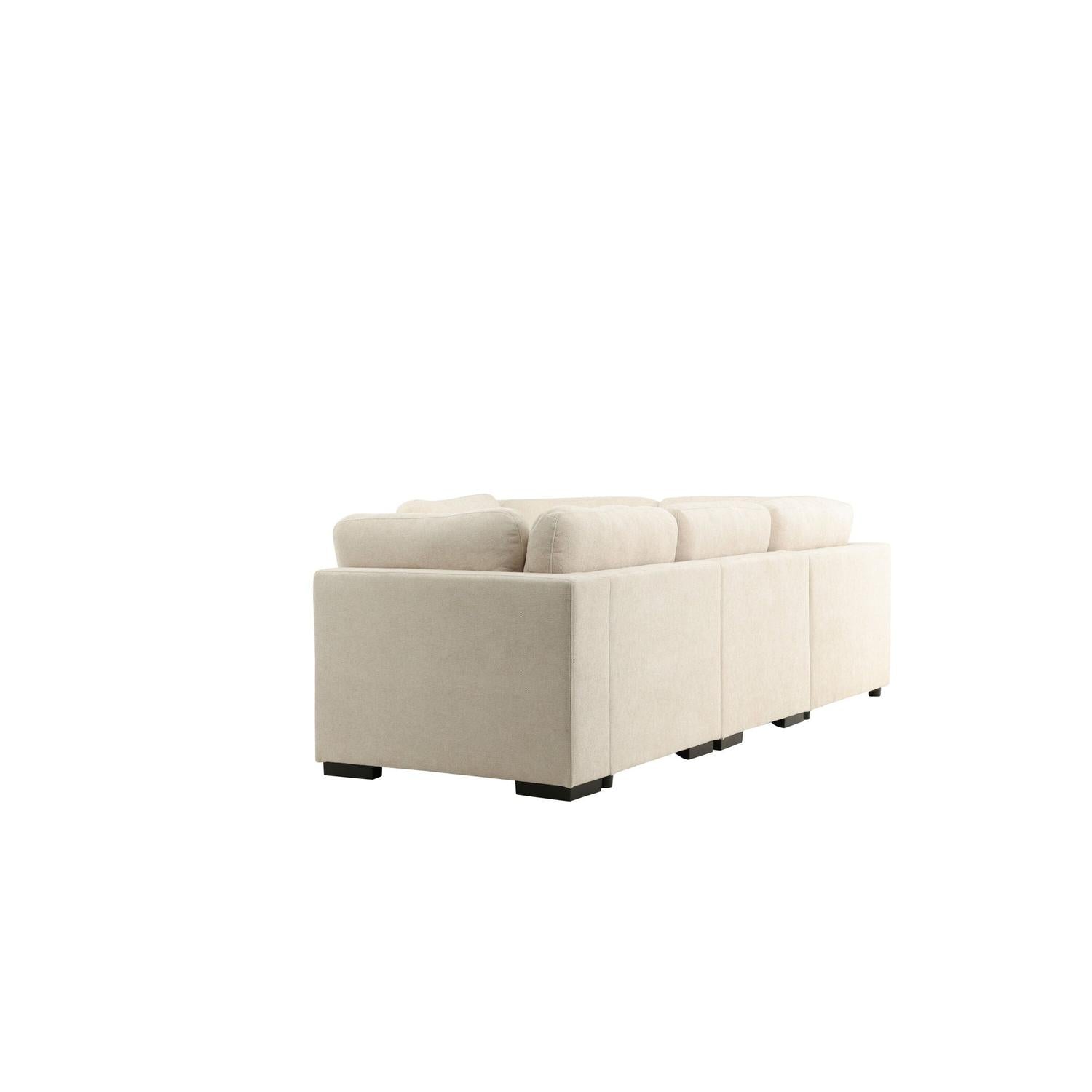 Ecksofa Salerno - Beige-Ecksofas-Venture Home-le canapé