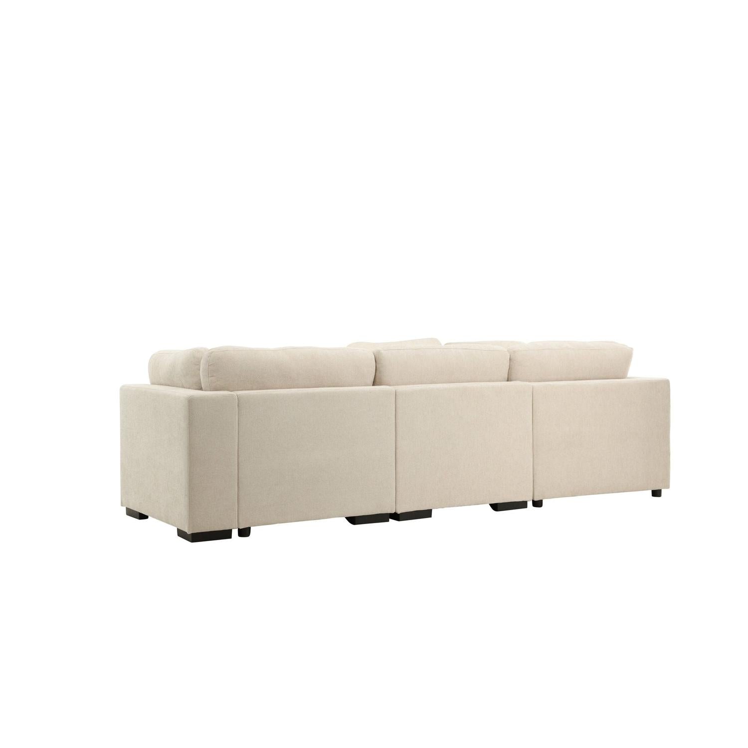 Ecksofa Salerno - Beige-Ecksofas-Venture Home-le canapé