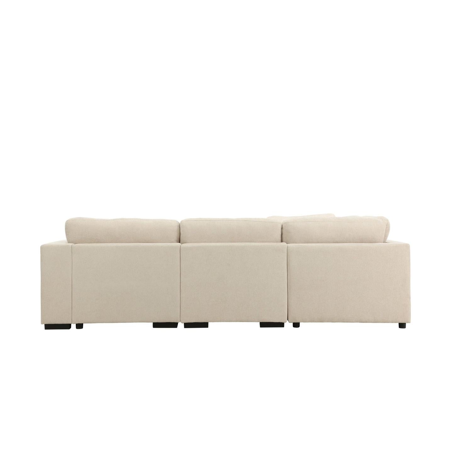 Ecksofa Salerno - Beige-Ecksofas-Venture Home-le canapé