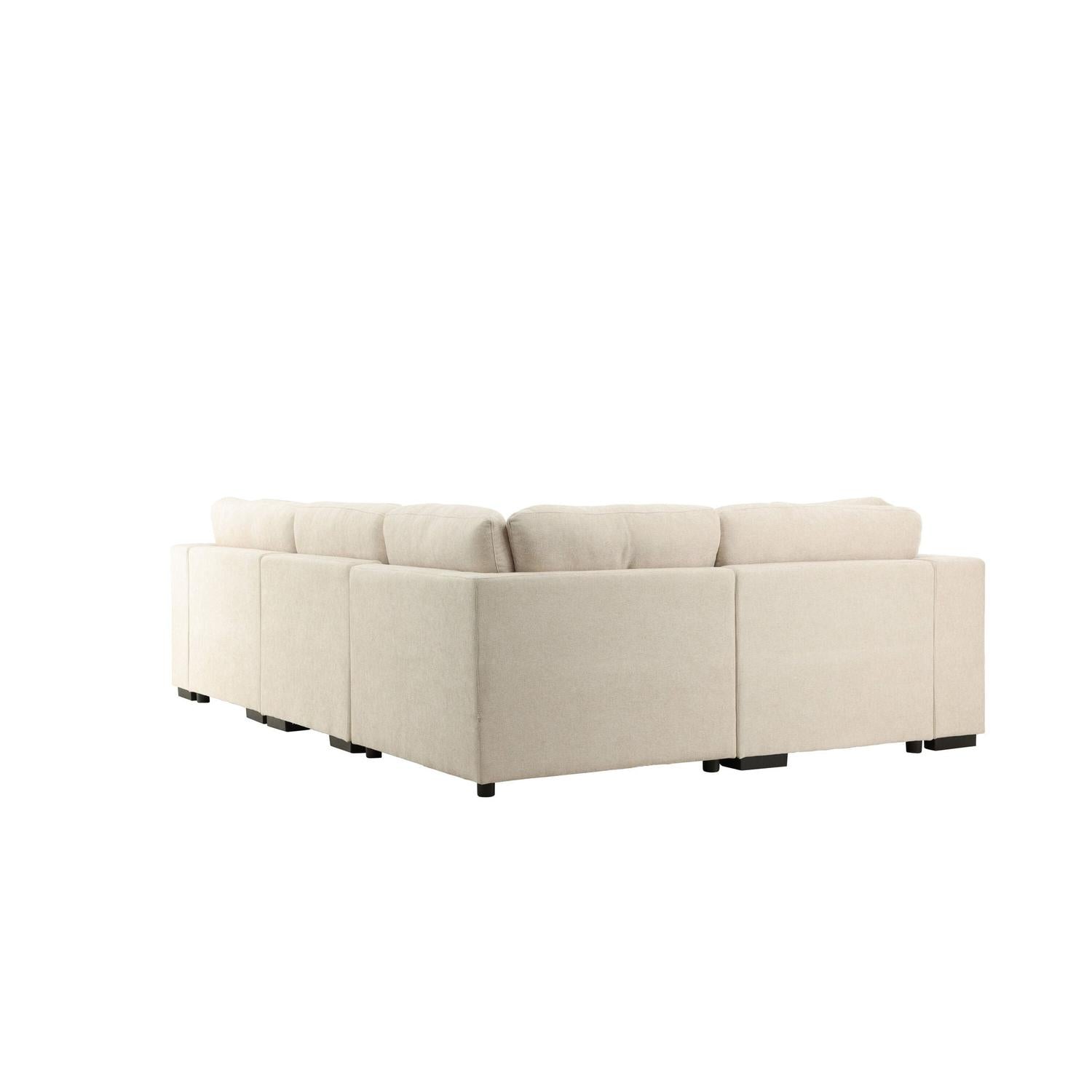 Ecksofa Salerno - Beige-Ecksofas-Venture Home-le canapé