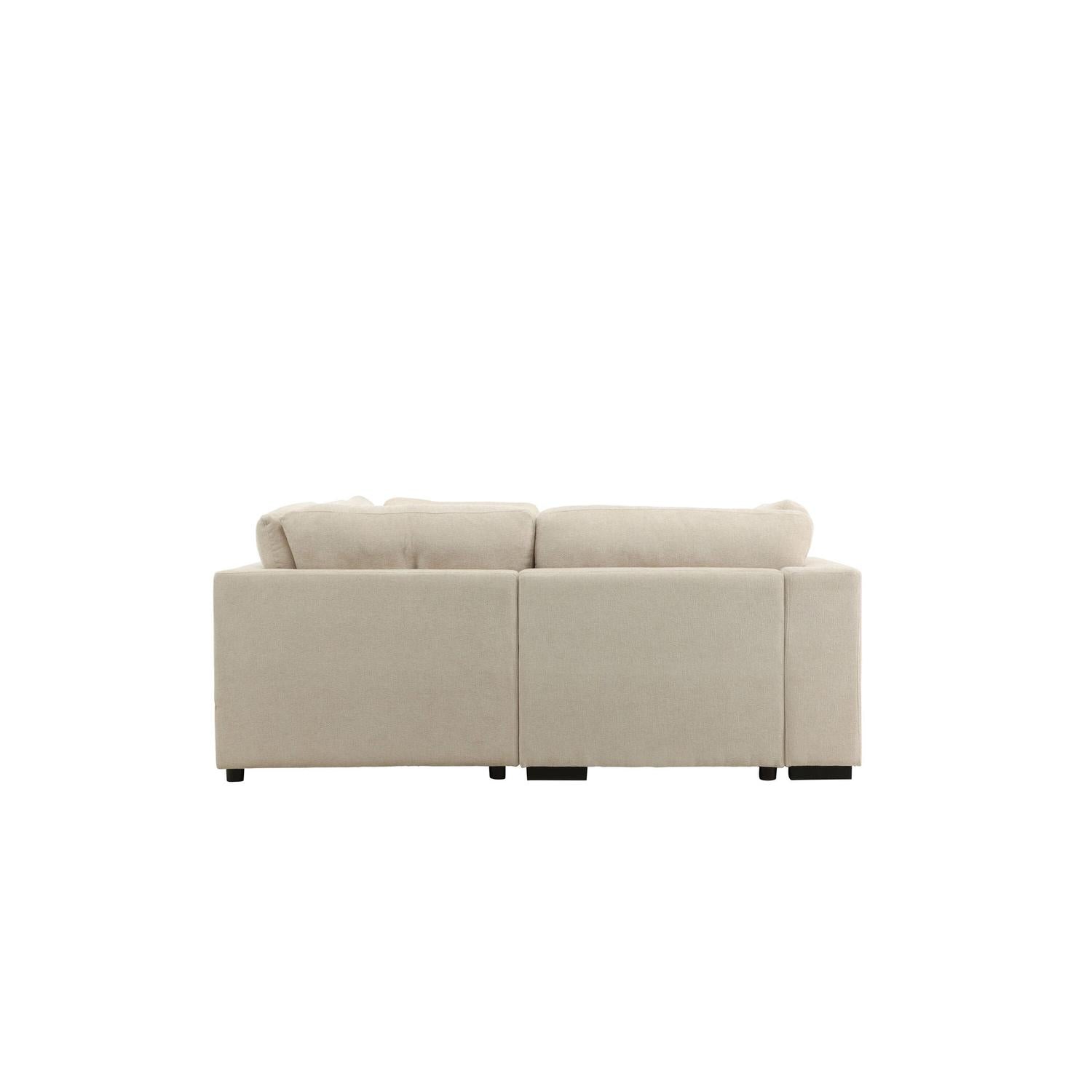 Ecksofa Salerno - Beige-Ecksofas-Venture Home-le canapé