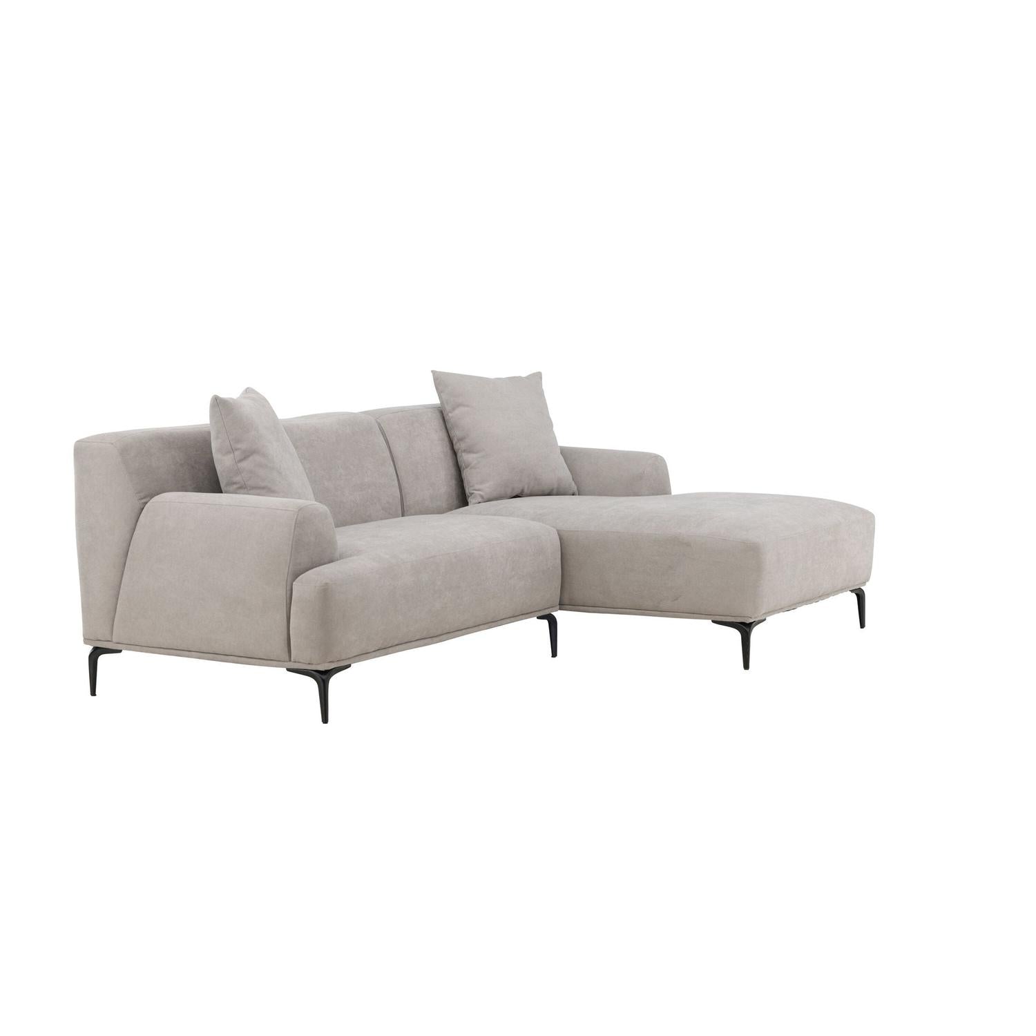 Ecksofa Viskan 242cm - Grau-Ecksofa-Venture Home-le canapé