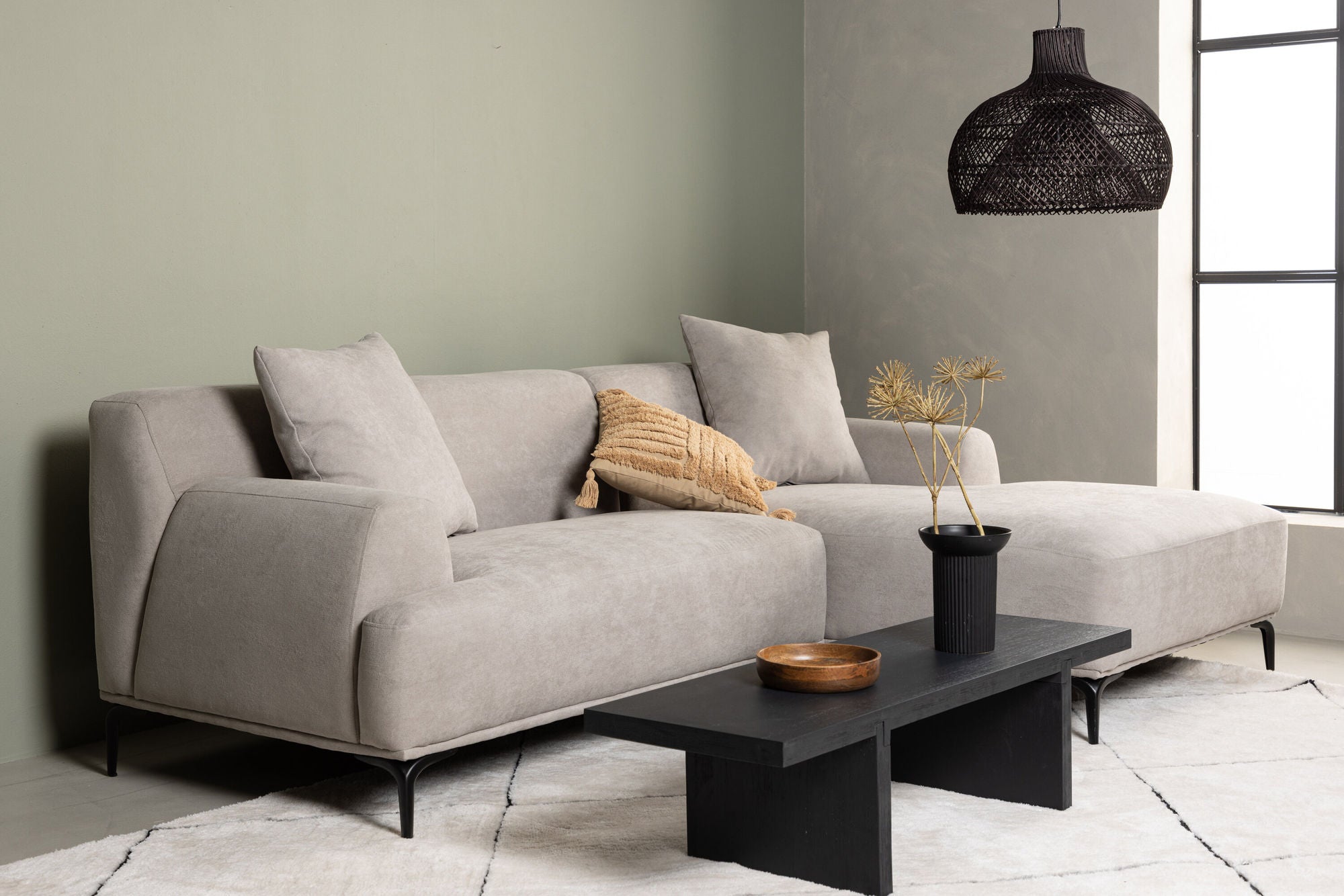 Ecksofa Viskan 242cm - Grau-Ecksofas-Venture Home-le canapé
