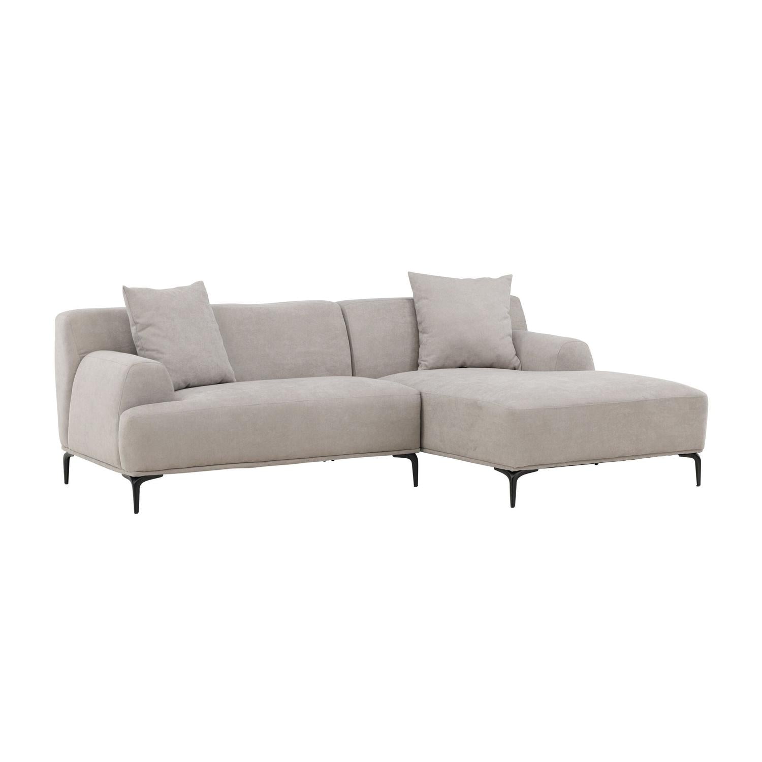 Ecksofa Viskan 242cm - Grau-Ecksofas-Venture Home-le canapé