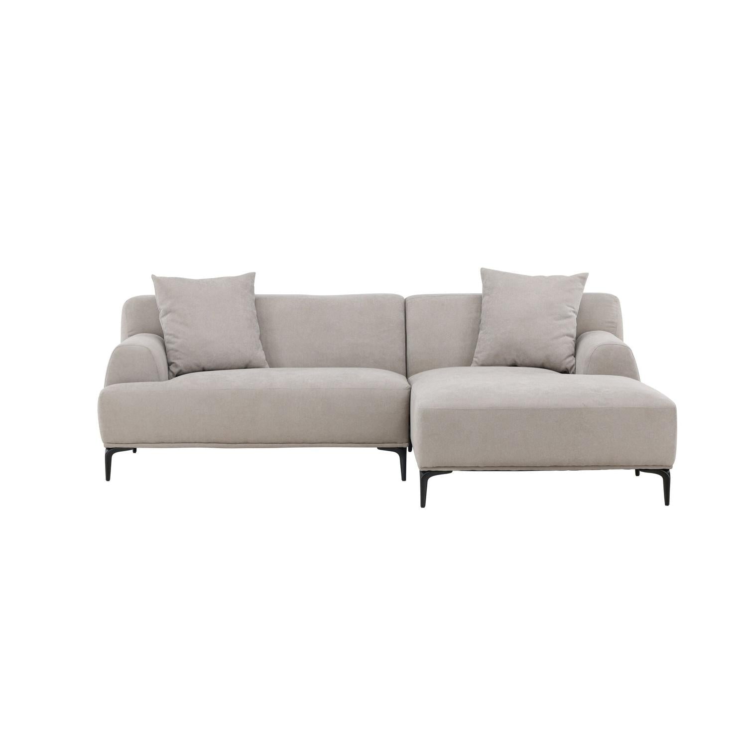 Ecksofa Viskan 242cm - Grau-Ecksofas-Venture Home-le canapé