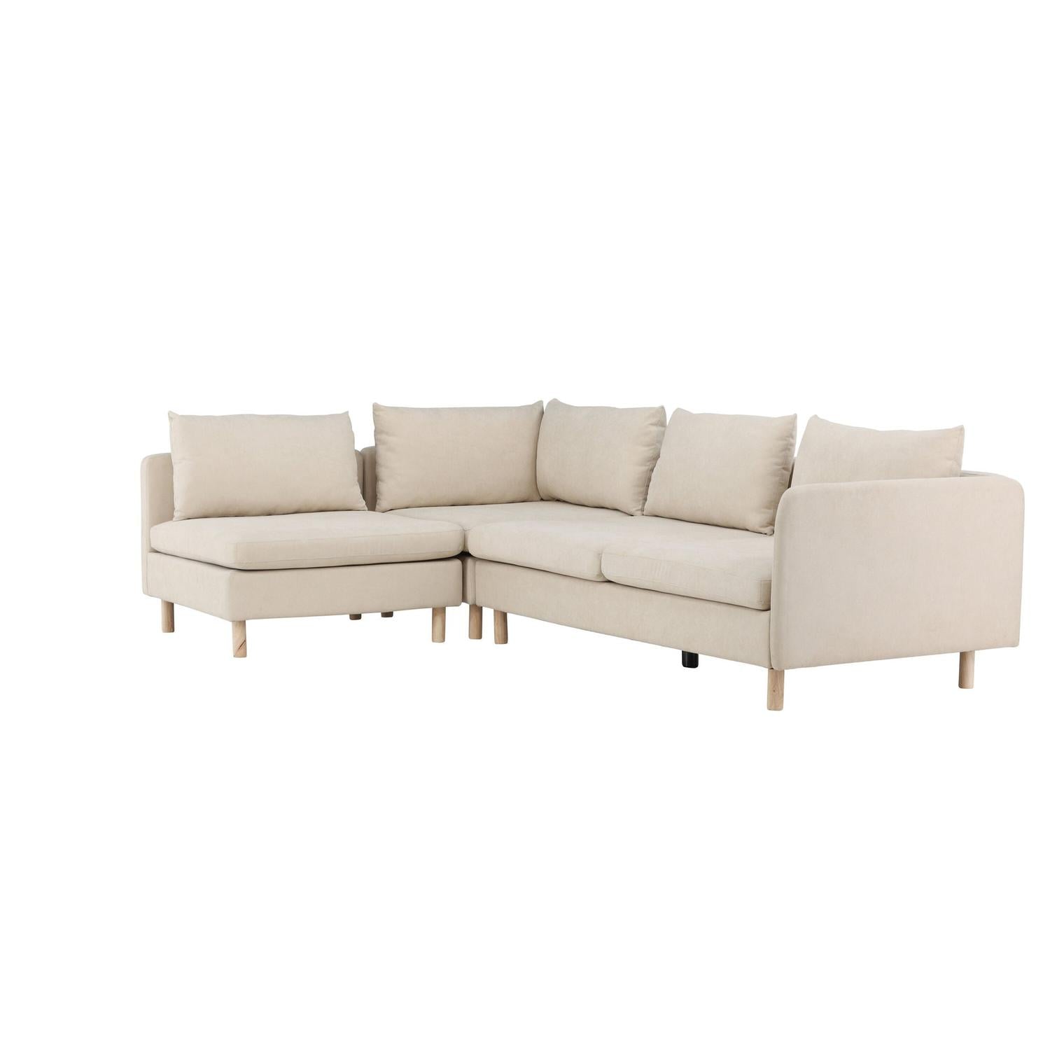 Ecksofa Zero - Beige-Ecksofas-Venture Home-le canapé