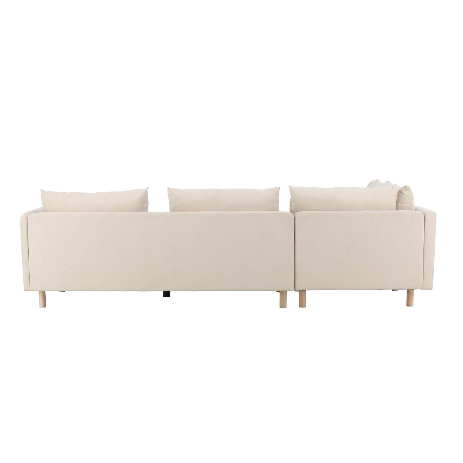 Ecksofa Zero - Beige-Ecksofas-Venture Home-le canapé