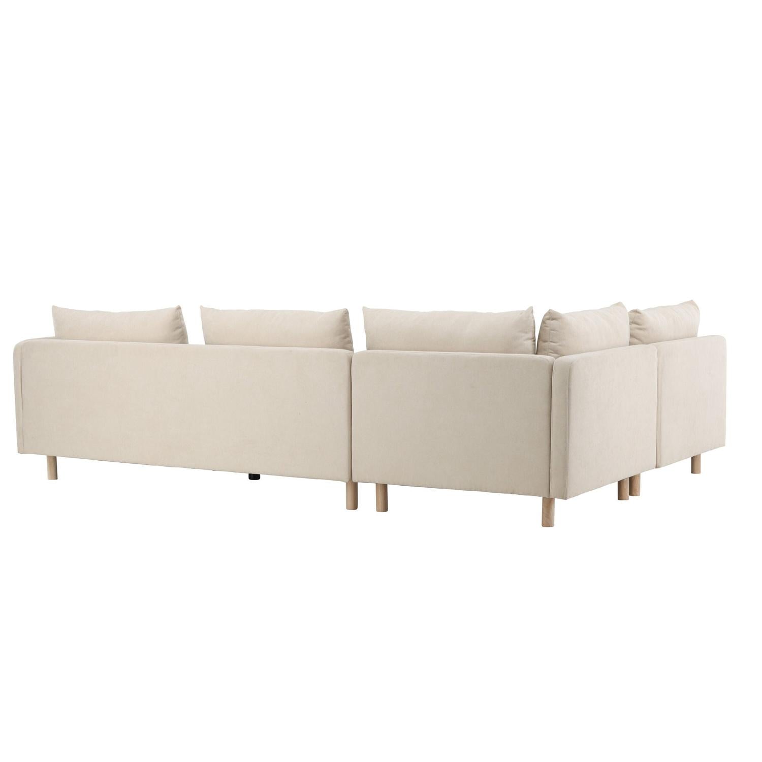 Ecksofa Zero - Beige-Ecksofas-Venture Home-le canapé