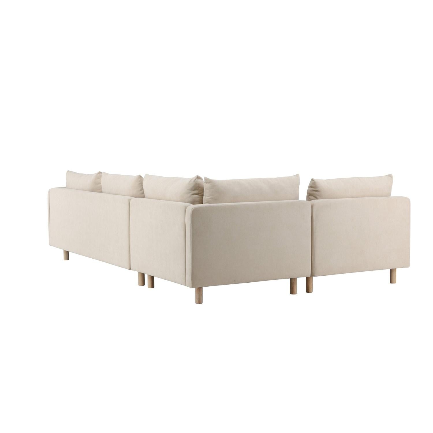 Ecksofa Zero - Beige-Ecksofas-Venture Home-le canapé
