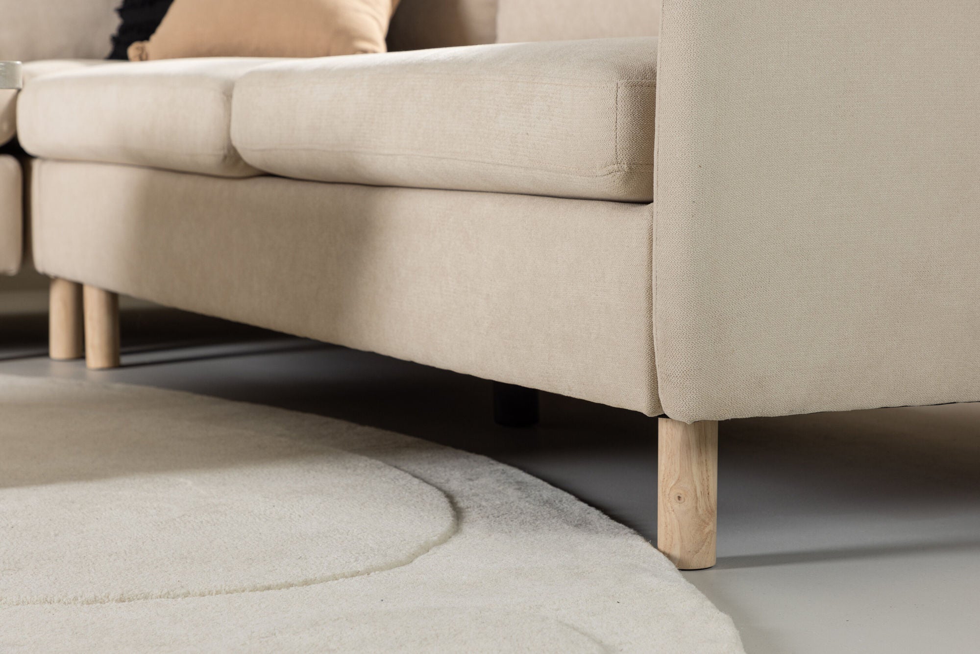 Ecksofa Zero - Beige-Ecksofas-Venture Home-le canapé