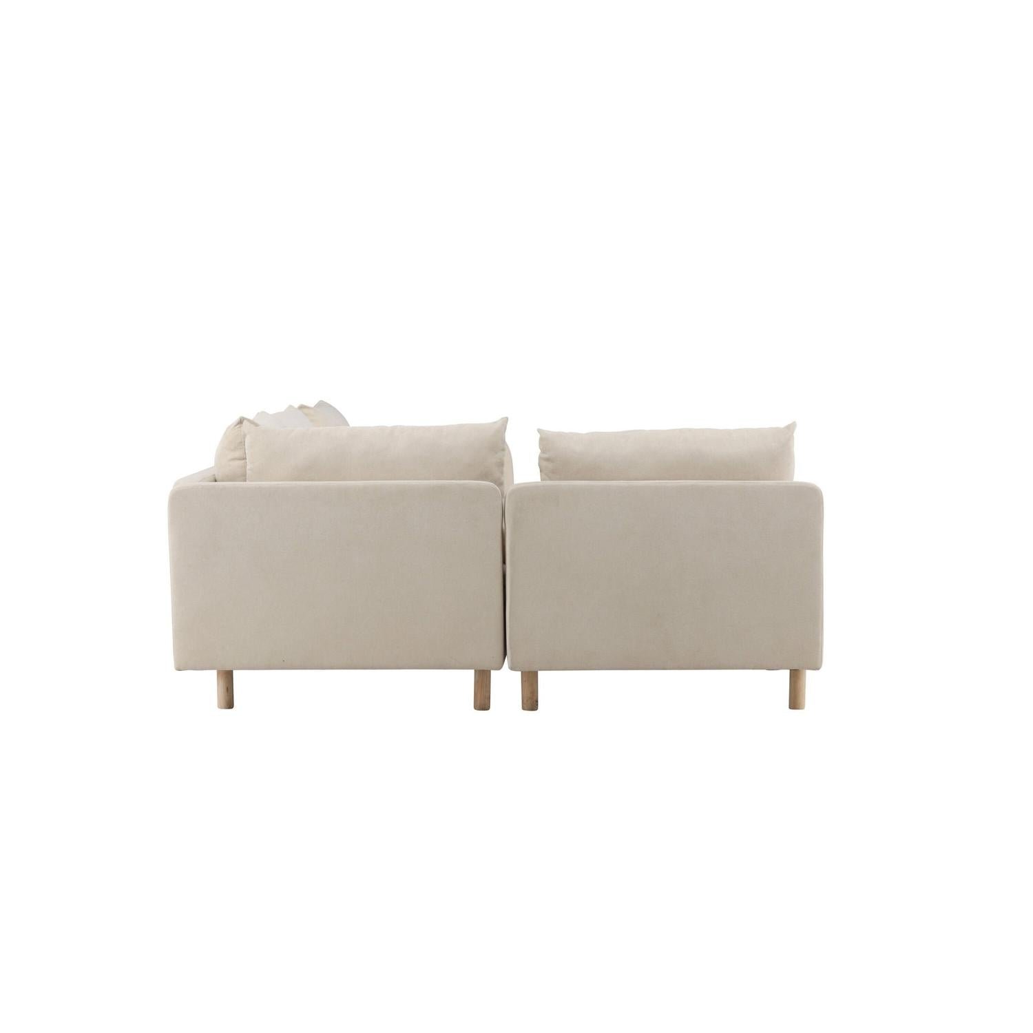 Ecksofa Zero - Beige-Ecksofas-Venture Home-le canapé