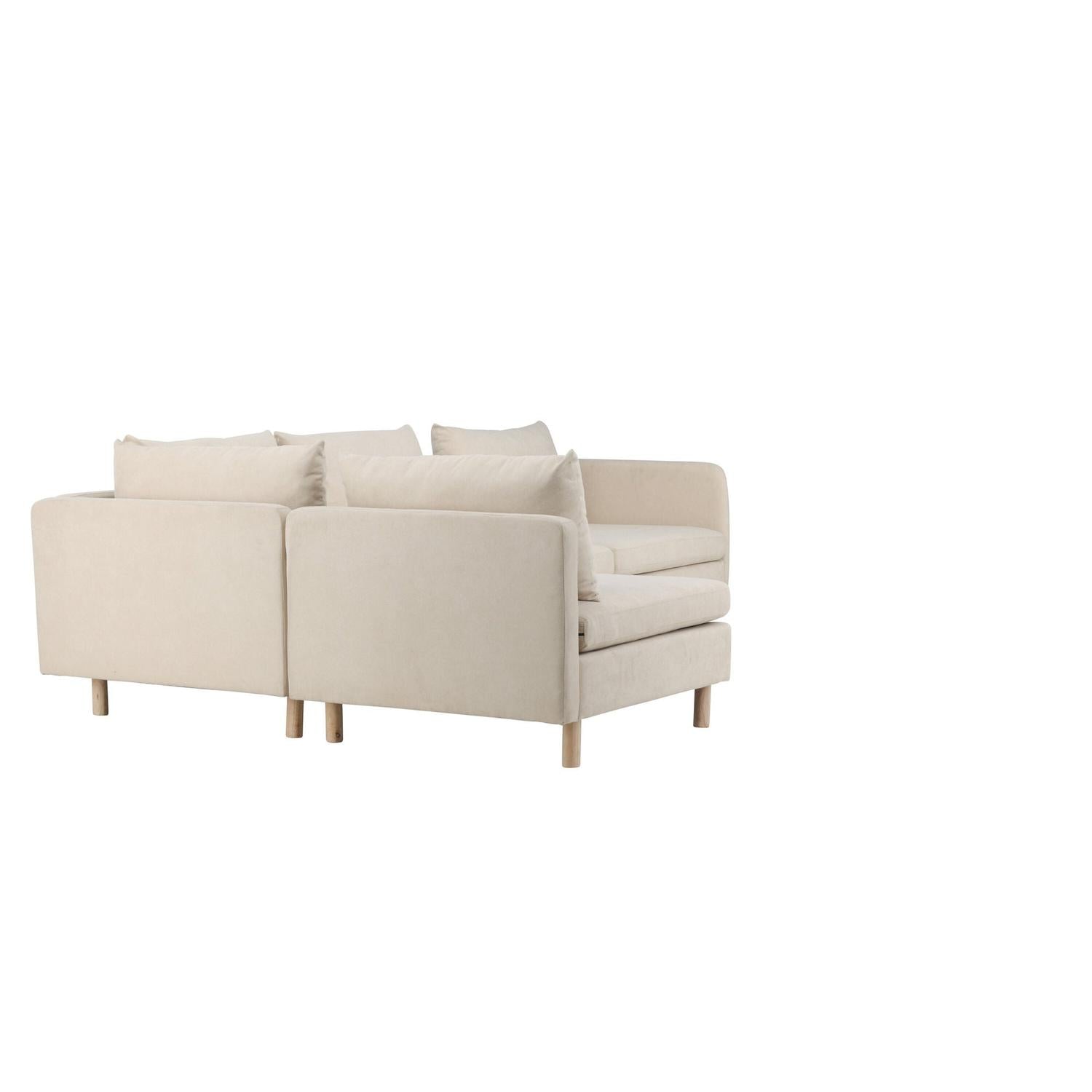 Ecksofa Zero - Beige-Ecksofas-Venture Home-le canapé