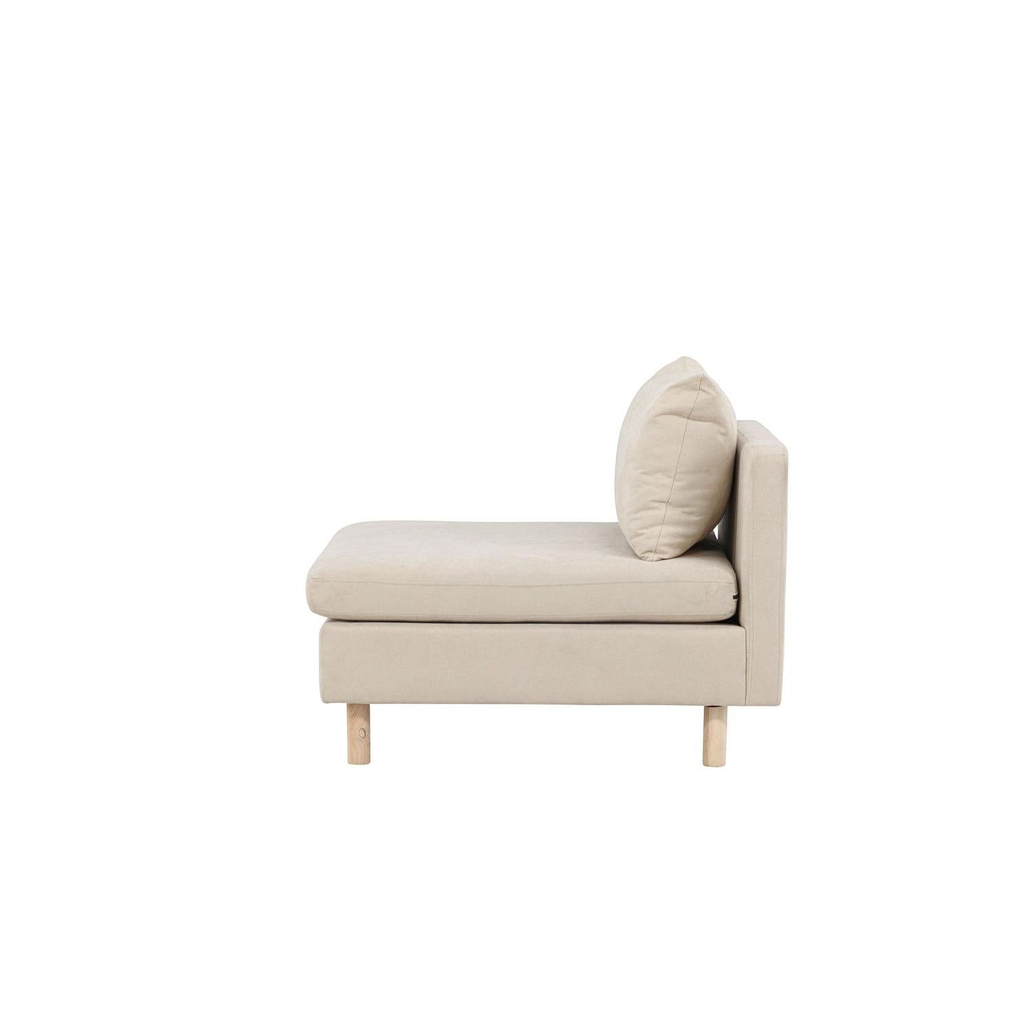 Einzelsofa Zero - Beige-Einzelsofas-Venture Home-le canapé