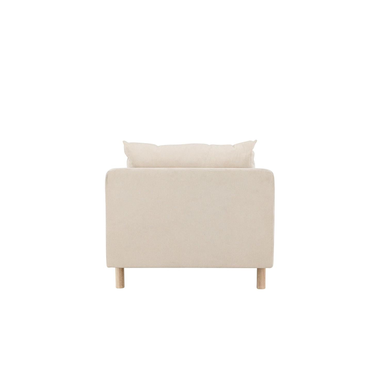 Einzelsofa Zero - Beige-Einzelsofas-Venture Home-le canapé